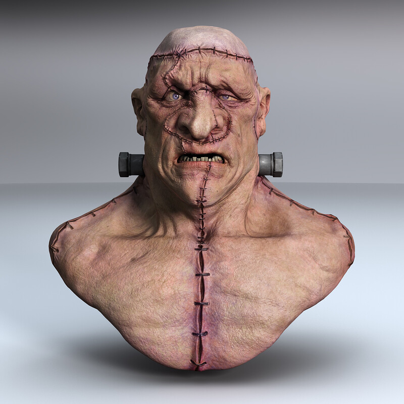 Frankenstein Bust
