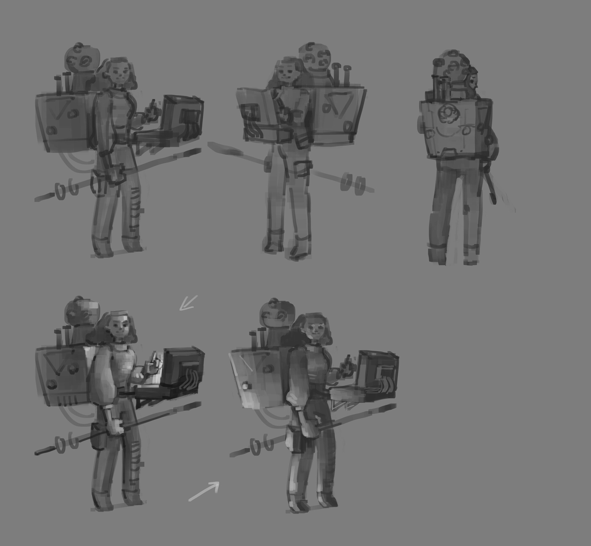 Artstation Some Rotation And Light Practice Bend John