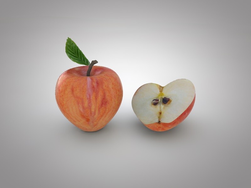 Включи 3 яблока. Яблоко 3d модель. 3d модель Apple. 3d модель яблоко для печати. Фрукты 3д.