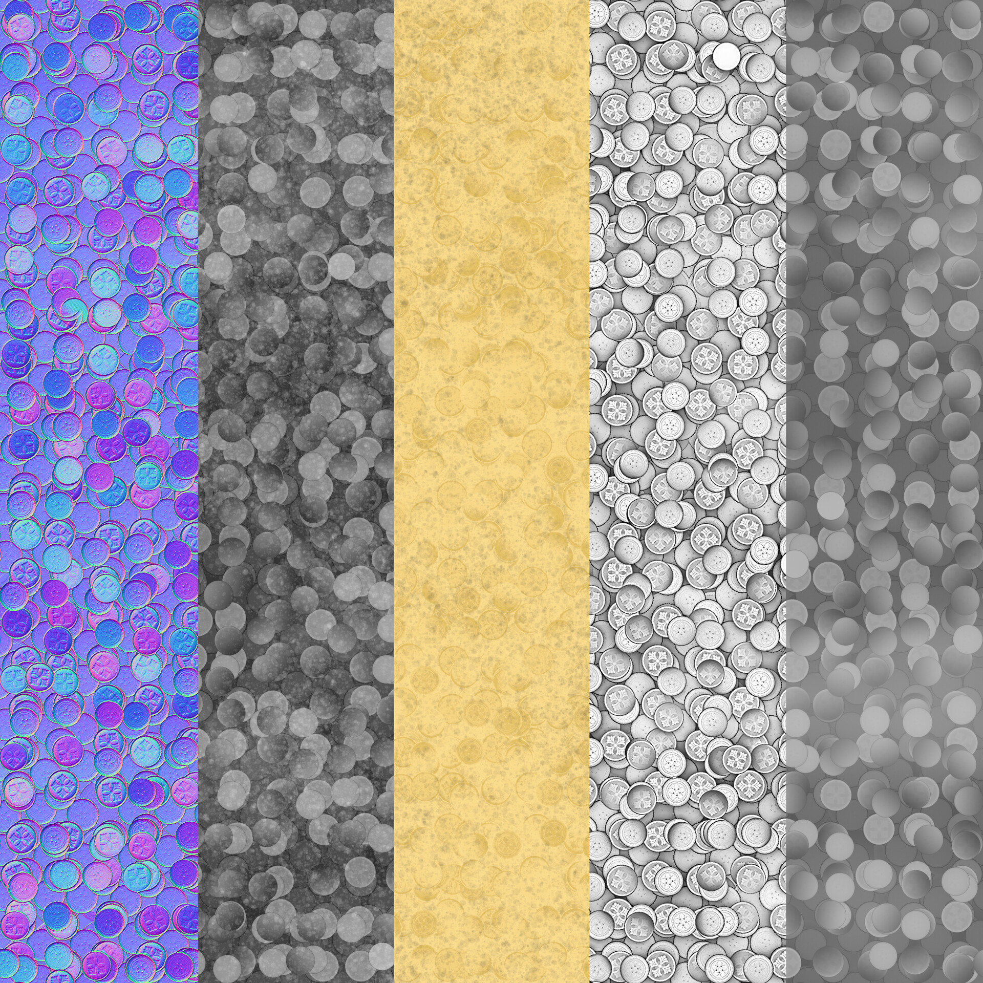 Axl Pendleton - Gold Coin Floor Material