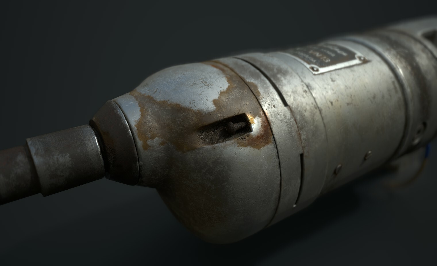 Old top hammer drill