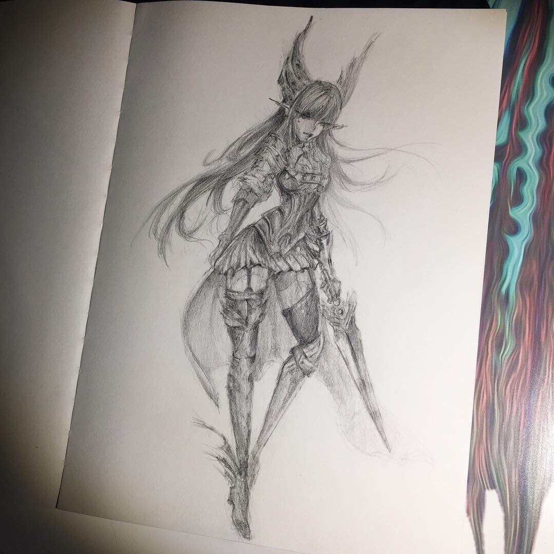 Artstation Fantasy Anime Girl Design Seher Aydoslu