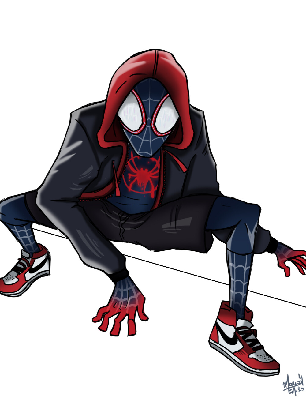 Artstation Miles Morales Marcos Emilio