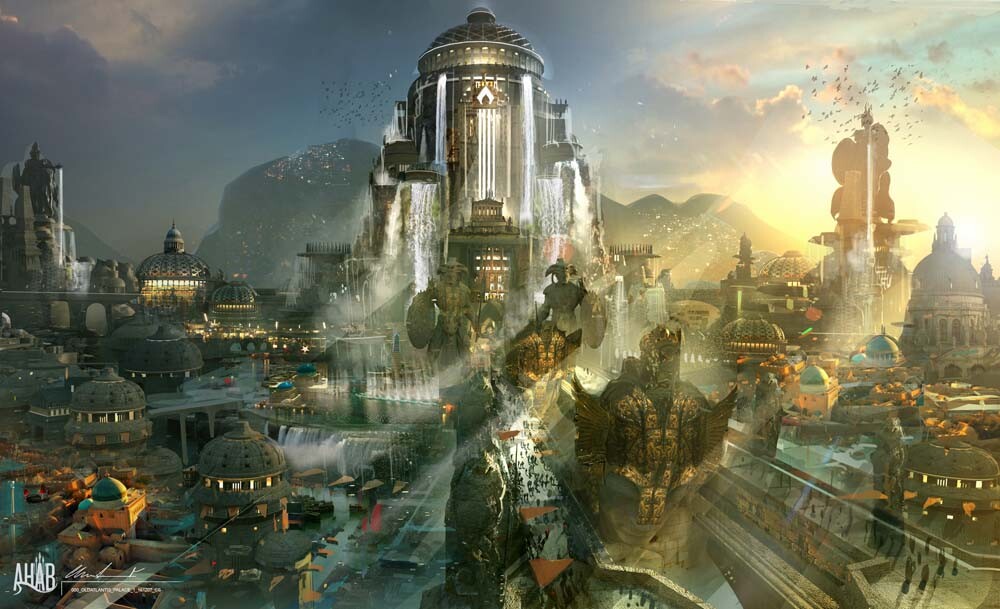 OTHER Ancient Atlantis Concept Art by Christian Scheurer r/DC_Cinematic