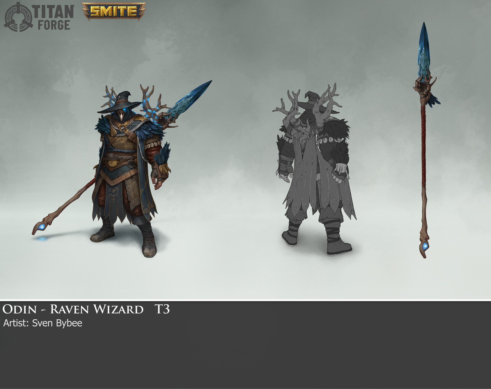 Artstation Odin Raven Warlock Skin Sven Bybee Odin, the allfather, is a warrior of the norse pantheon in smite. artstation odin raven warlock skin