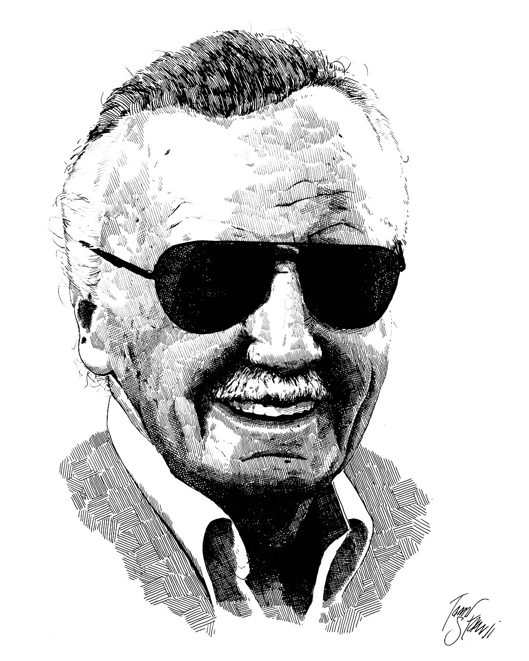 Stan Lee Portrait 11x14