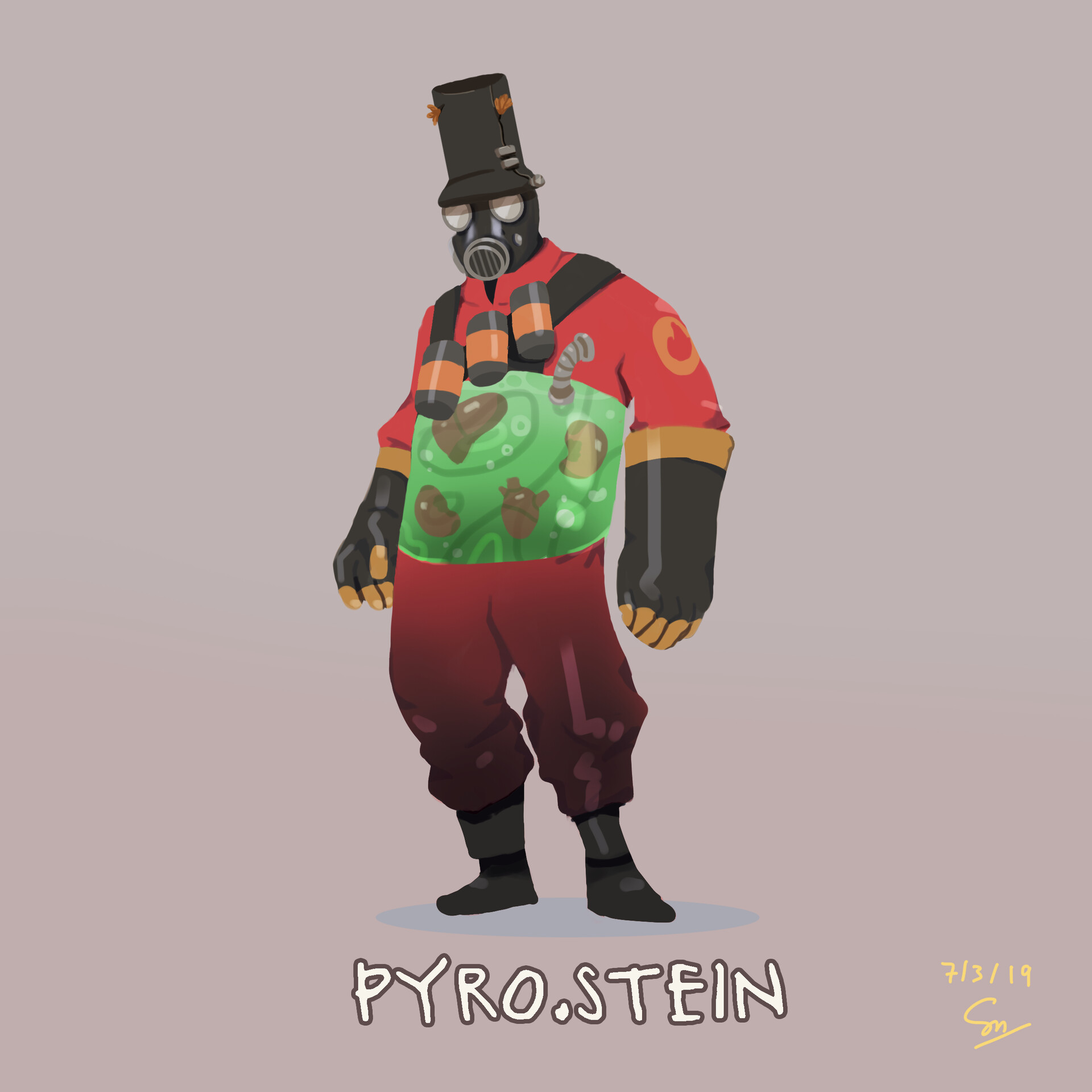 Nosuv Nguyen Scream Fortress Pyro Cosmetic Ideas