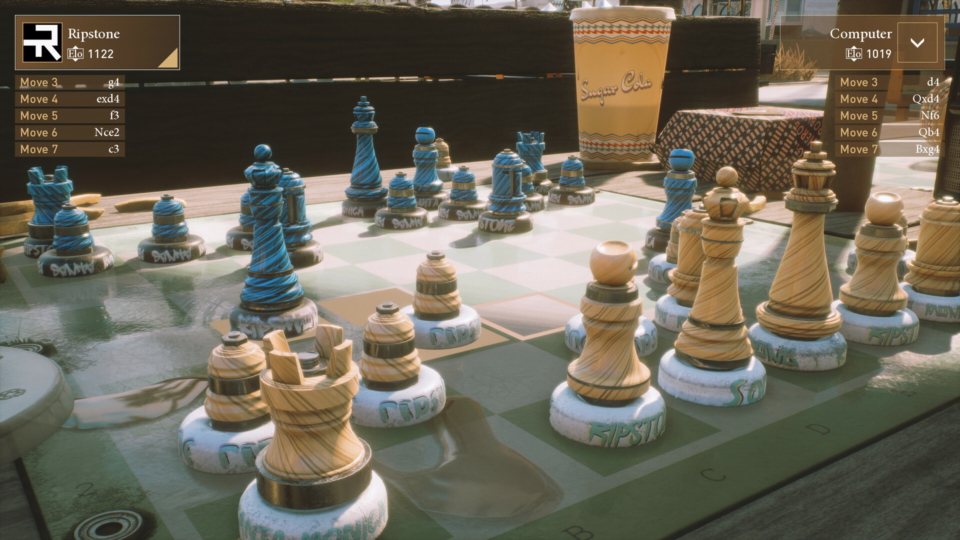 Jake Parrott - Santa Monica Chess Set - Chess Ultra
