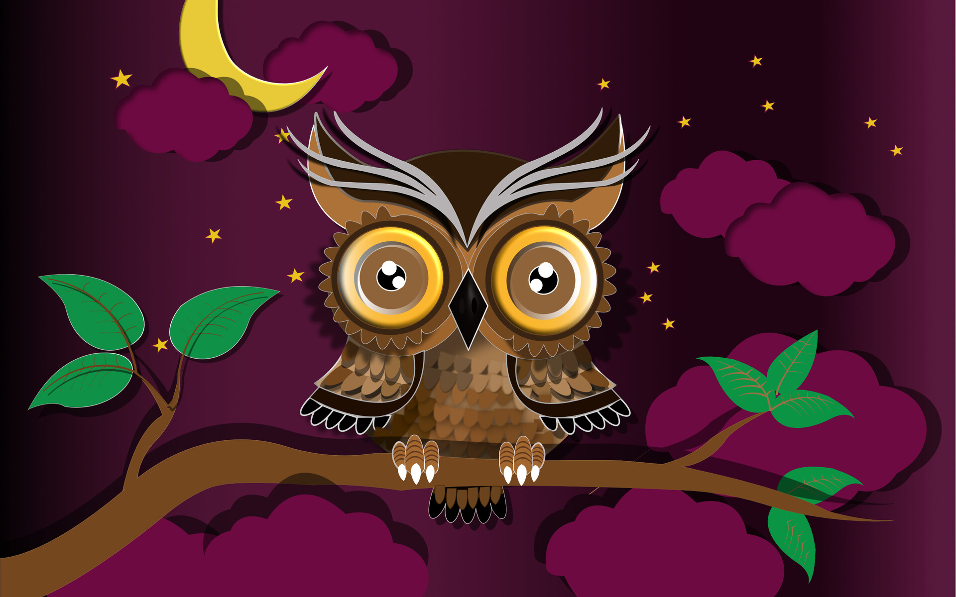 ArtStation - Night owl on watch wallpaper