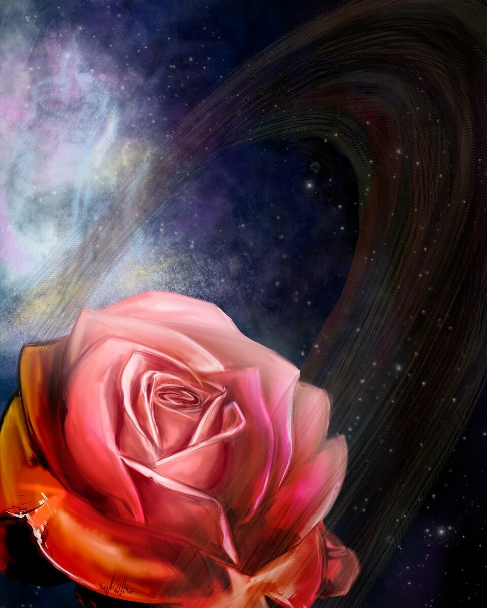 Olviia Stroivans Cosmic Rose