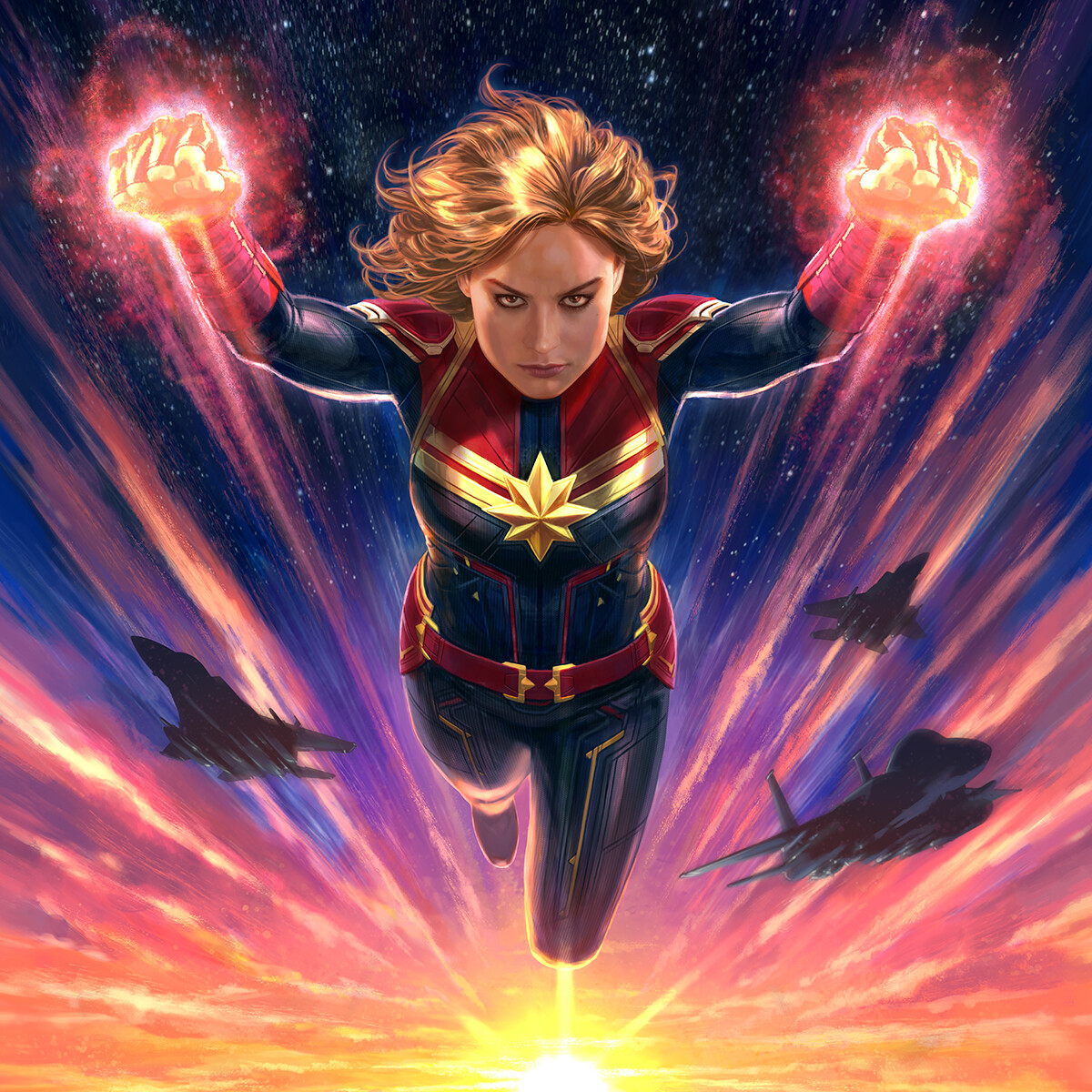 Art of Captain Marvel Cover
