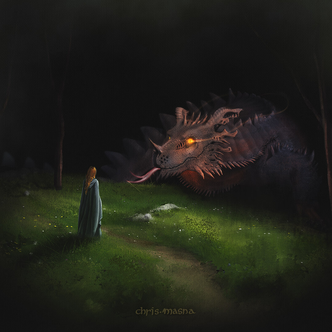Glaurung and Nienor by mysilvergreen : r/lotr