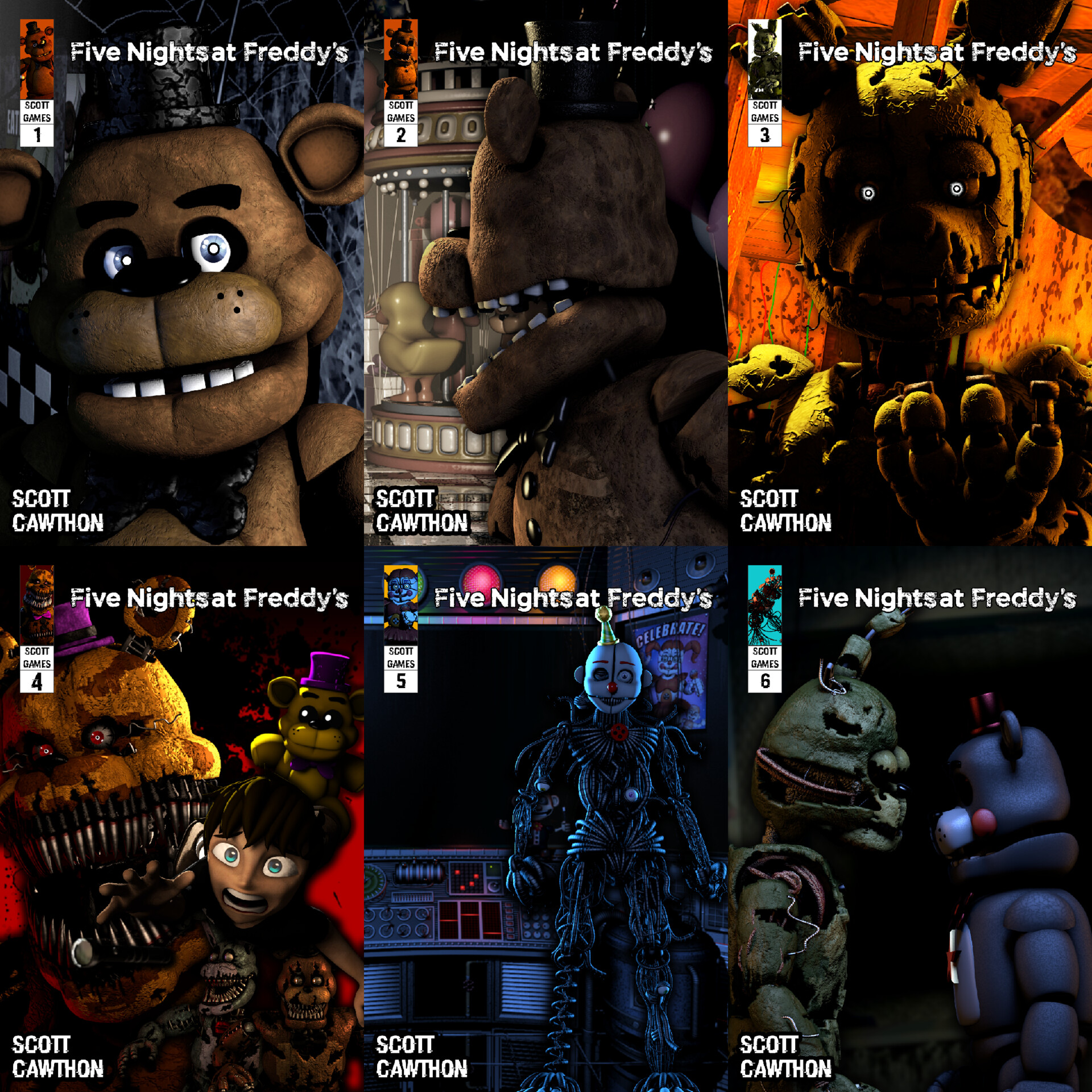 five nights at freddy's videos