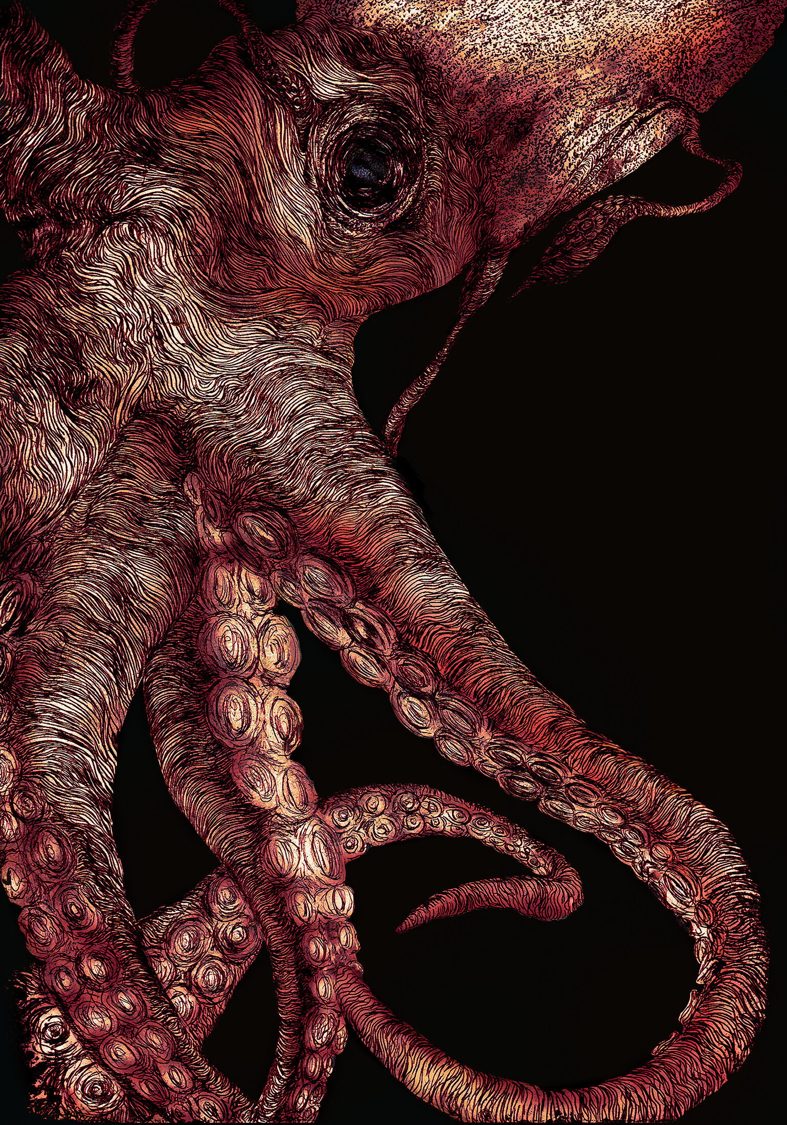Artstation Colossal Squid Luke Tristan Sephton