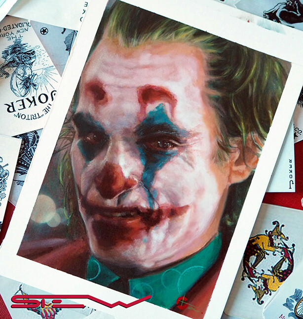 Artstation Joaquin Phoenix Joker Portrait Stew Illustrations