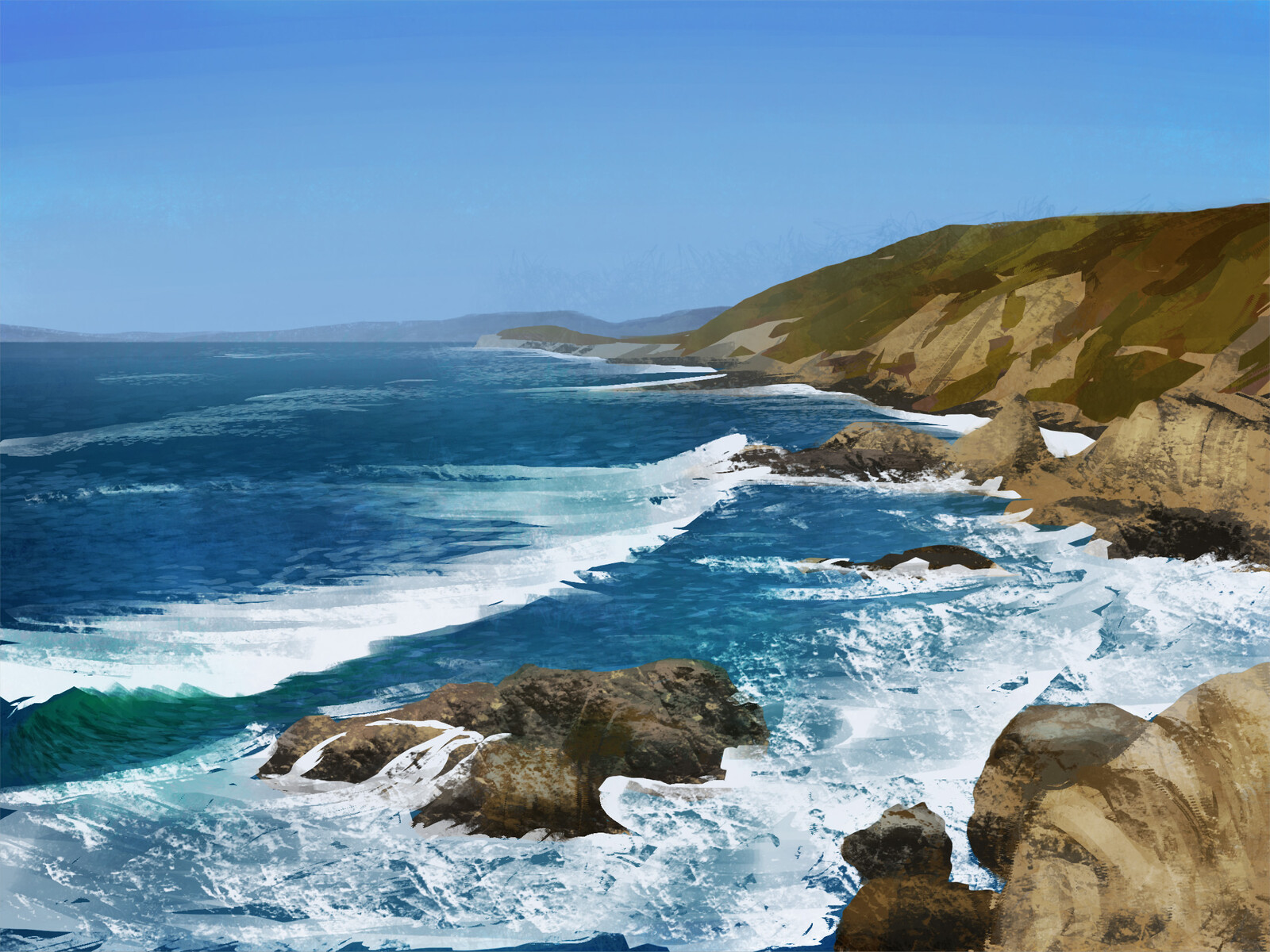 Quick landscape studie