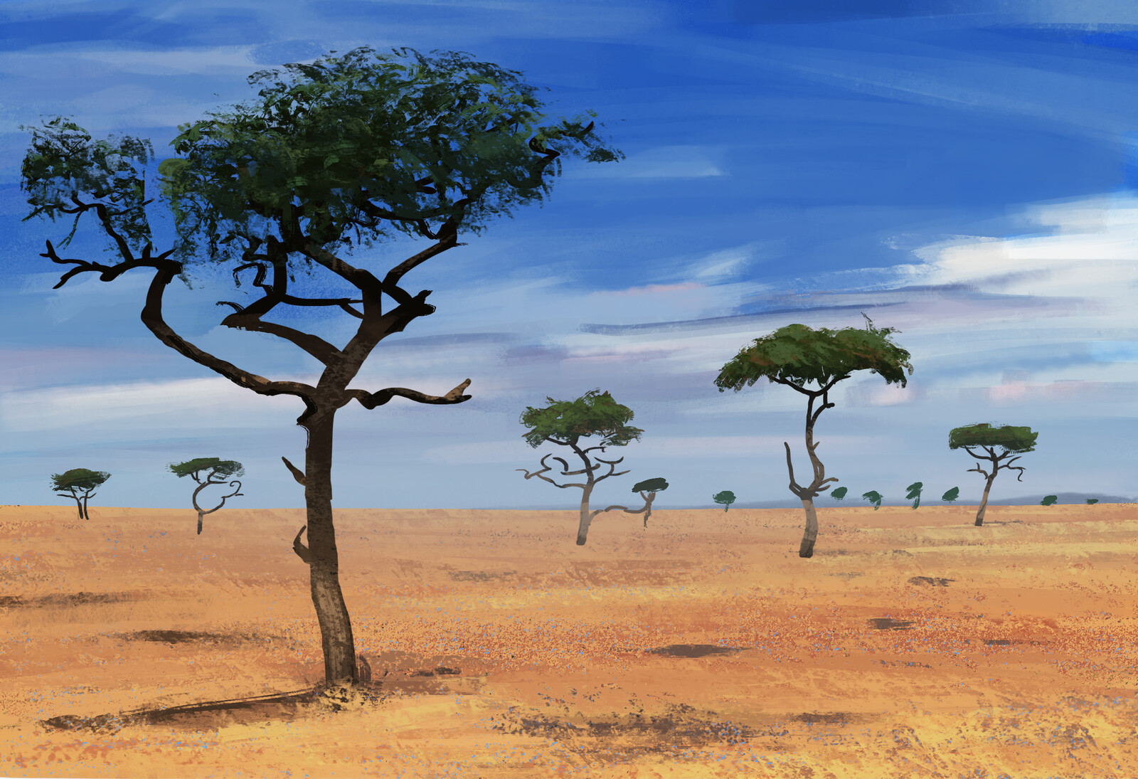 Quick landscape studie