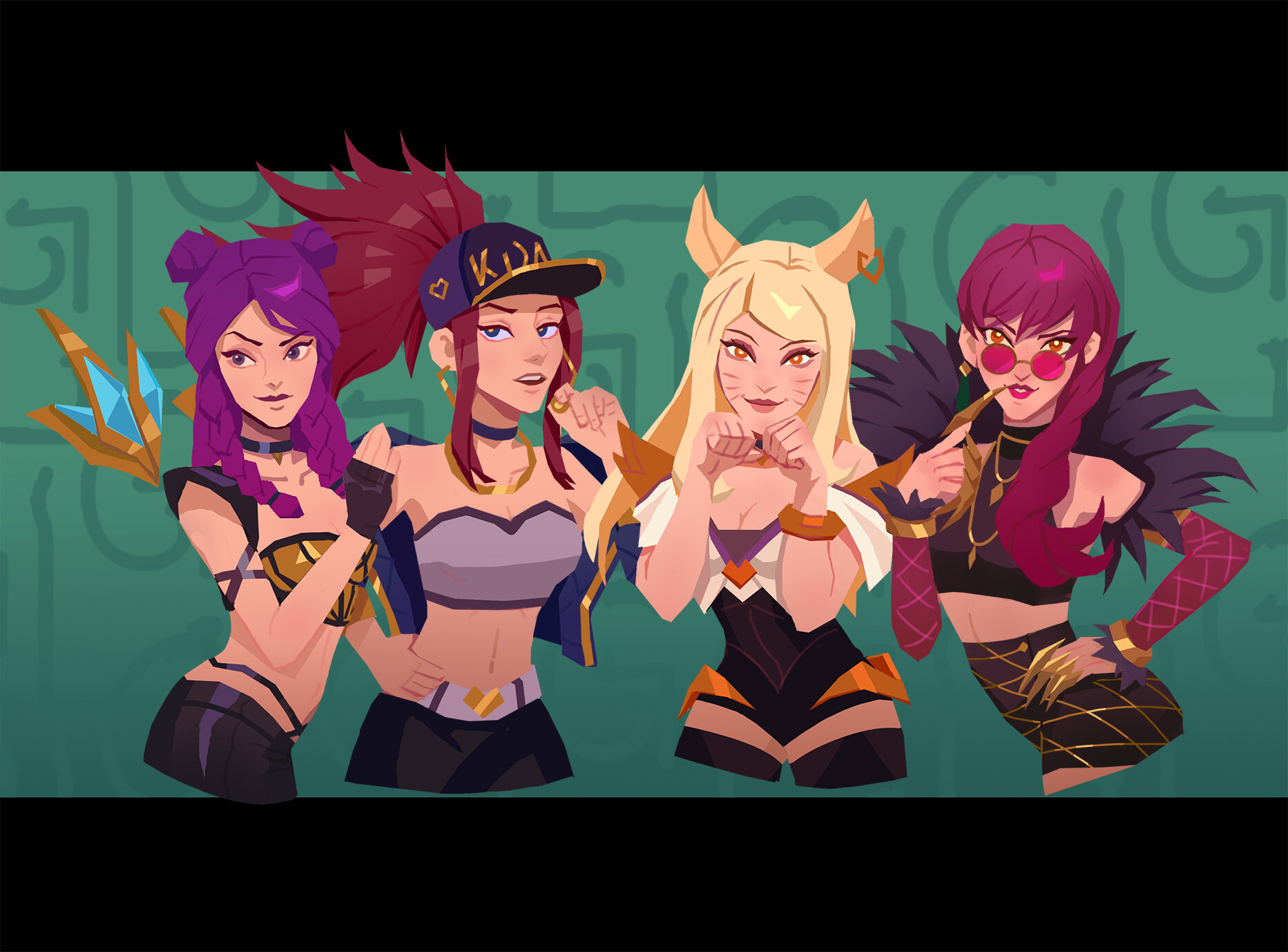 ArtStation - KDA fanart, gangzzz Z