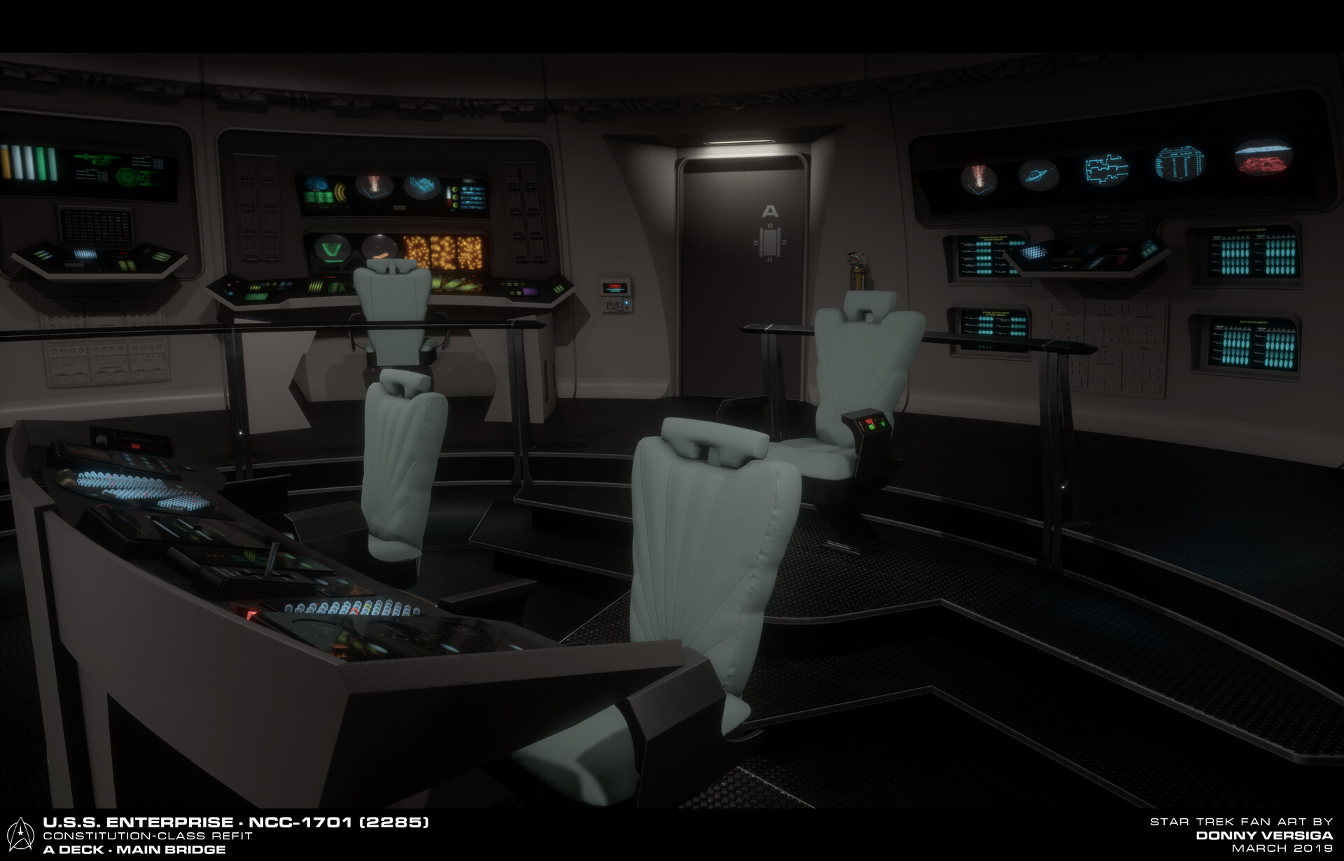 Donny Versiga U S S Enterprise Bridge The Wrath Of Khan