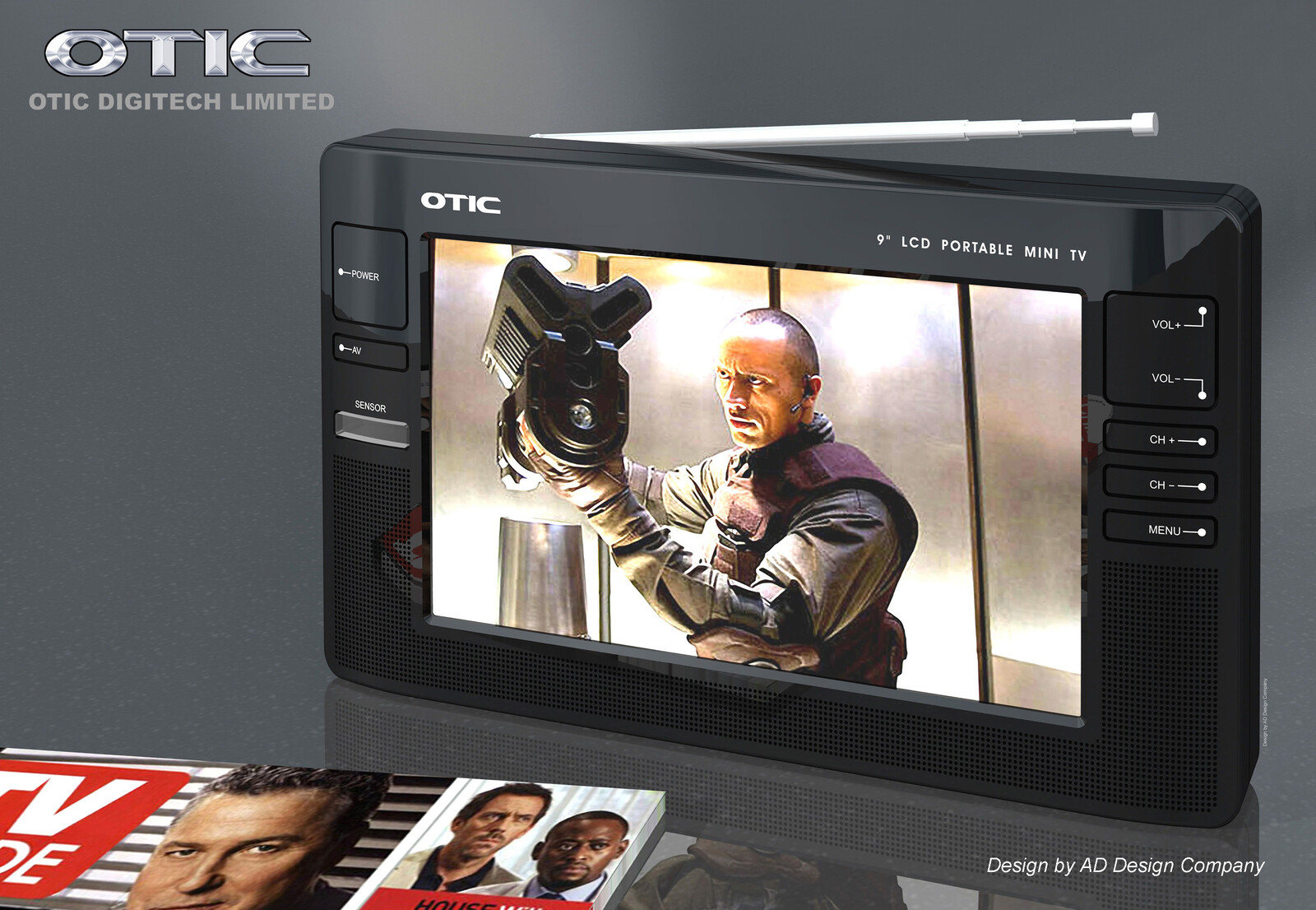 💎 Portable LED TV | Design by Leung Chung Kwan on 2009 💎
Brand Name︰OTIC | Client︰OTIC Limited