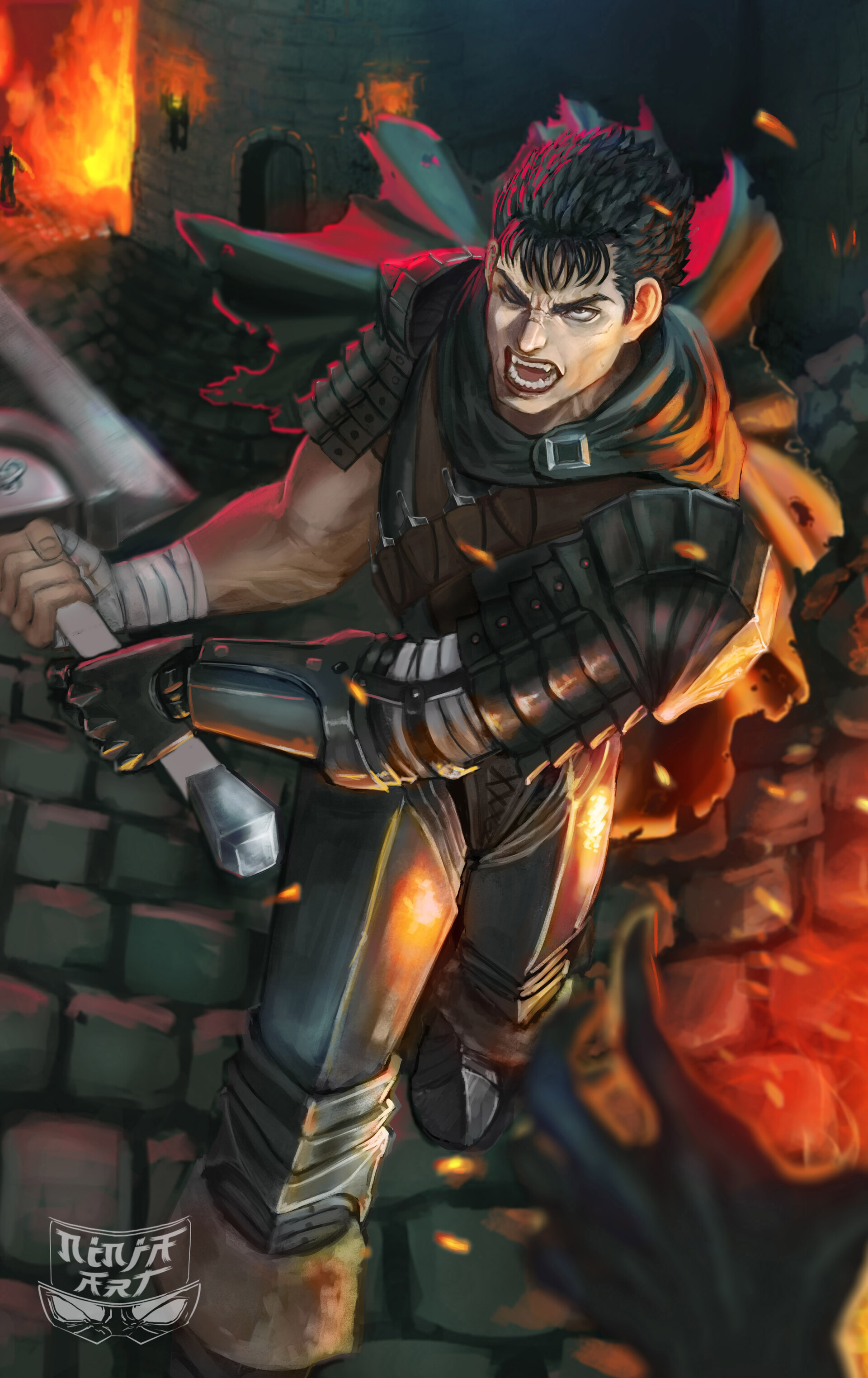 Nicolas Cauteruccio Guts Berserk Fanart For fans of the manga berserk and its adaptations. nicolas cauteruccio guts berserk fanart