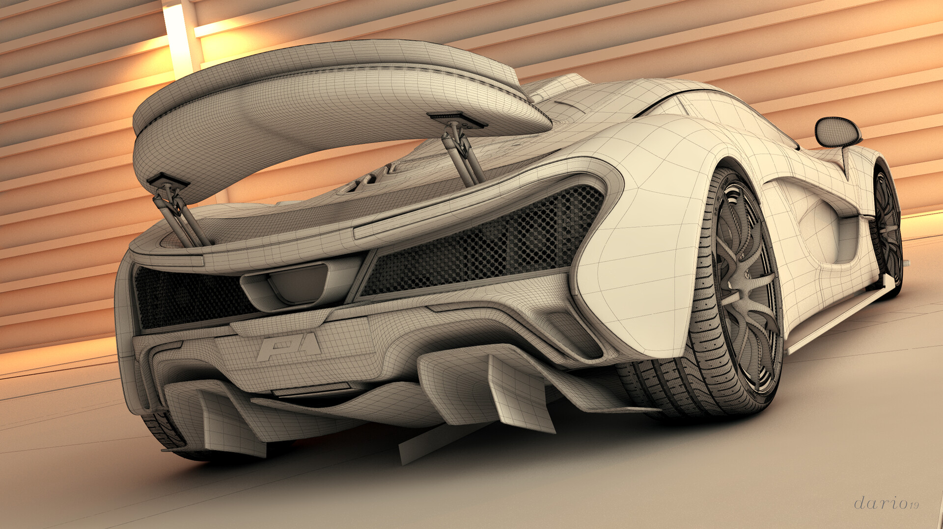 Supercars Gallery Mclaren P1 Blueprint