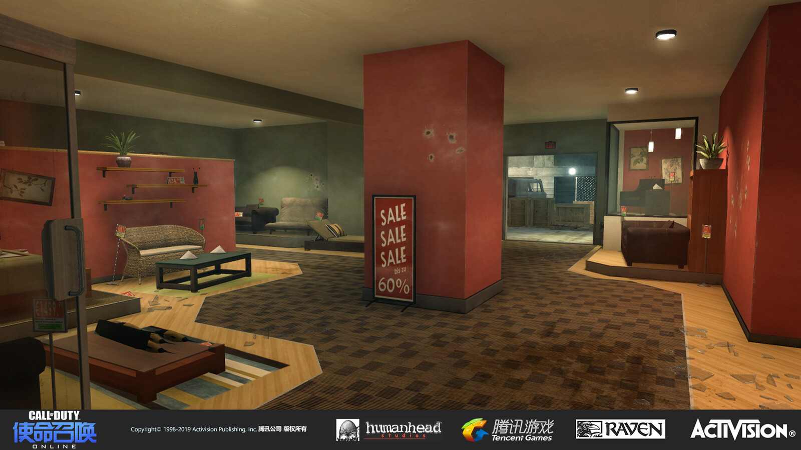 Responsible for visual storytelling via set dressing, and blending materials.