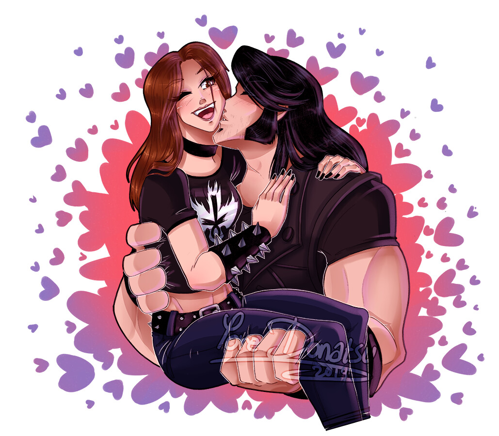 Joëlle DURANT - Brutal Legend - Sketch: Kiss Kiss Kiss