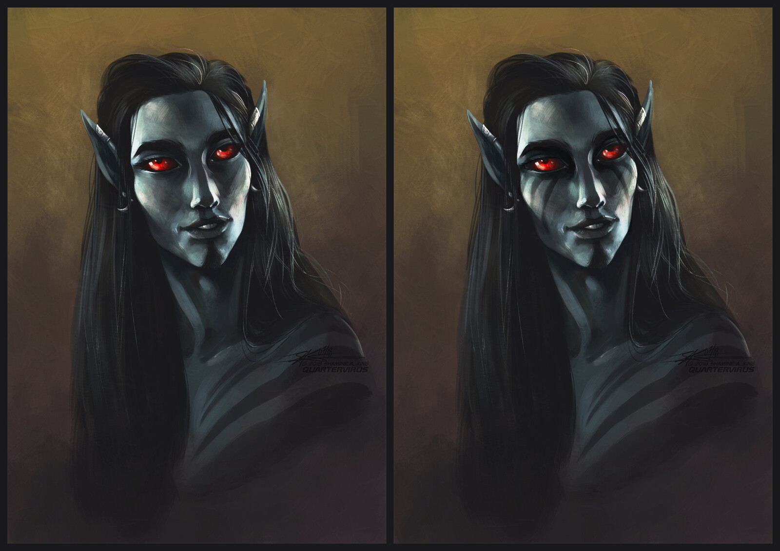 First painting attempt from 2018