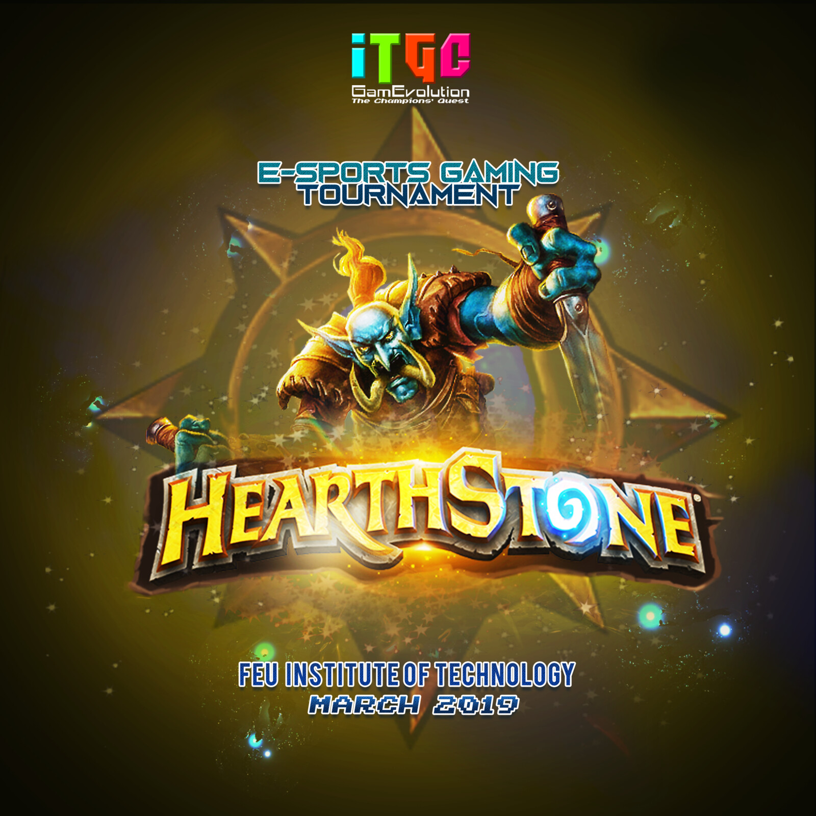 ITAM GAME CON 2019 Hearthstone Poster