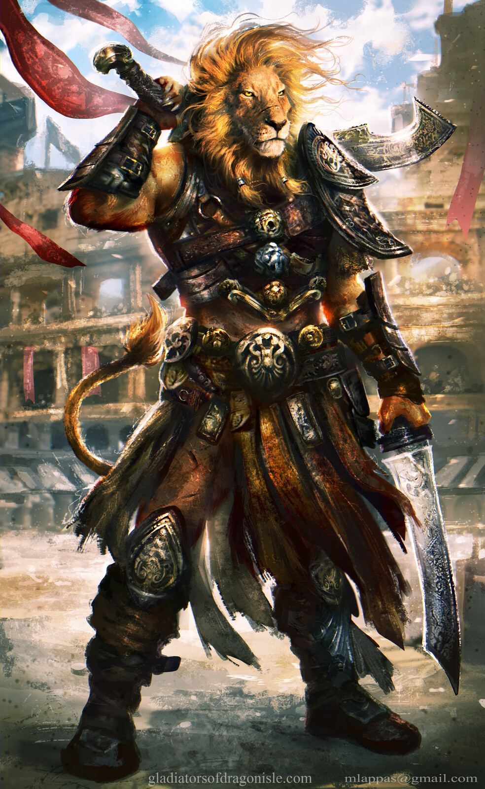 Leo- Gladiators of Dragon Isle