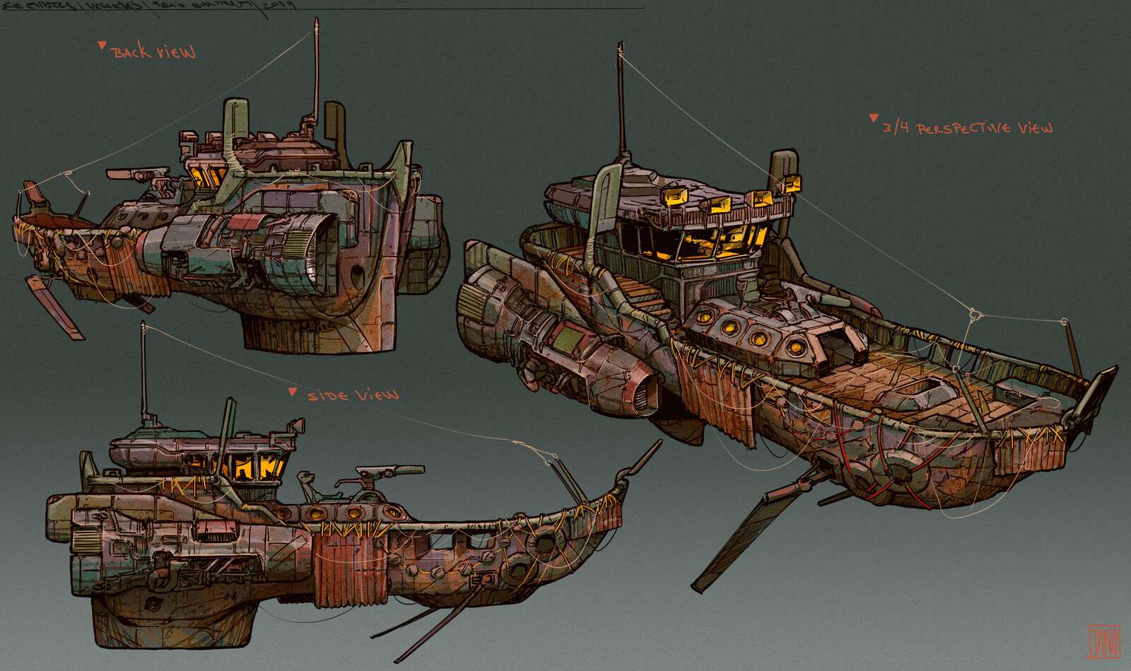 Tugboat concept art 