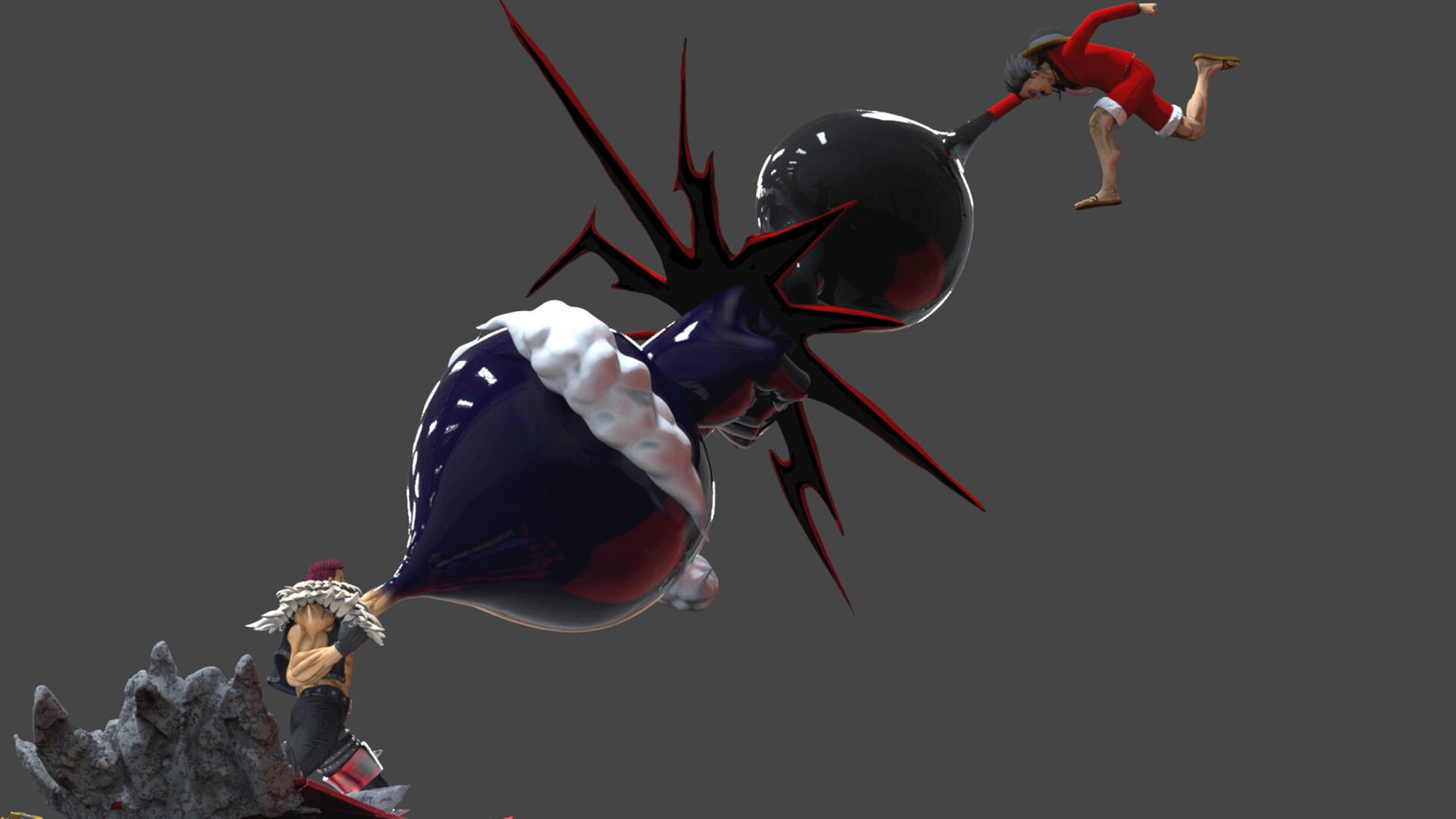 Artstation Luffy Vs Katakuri One Piece Jose Roa