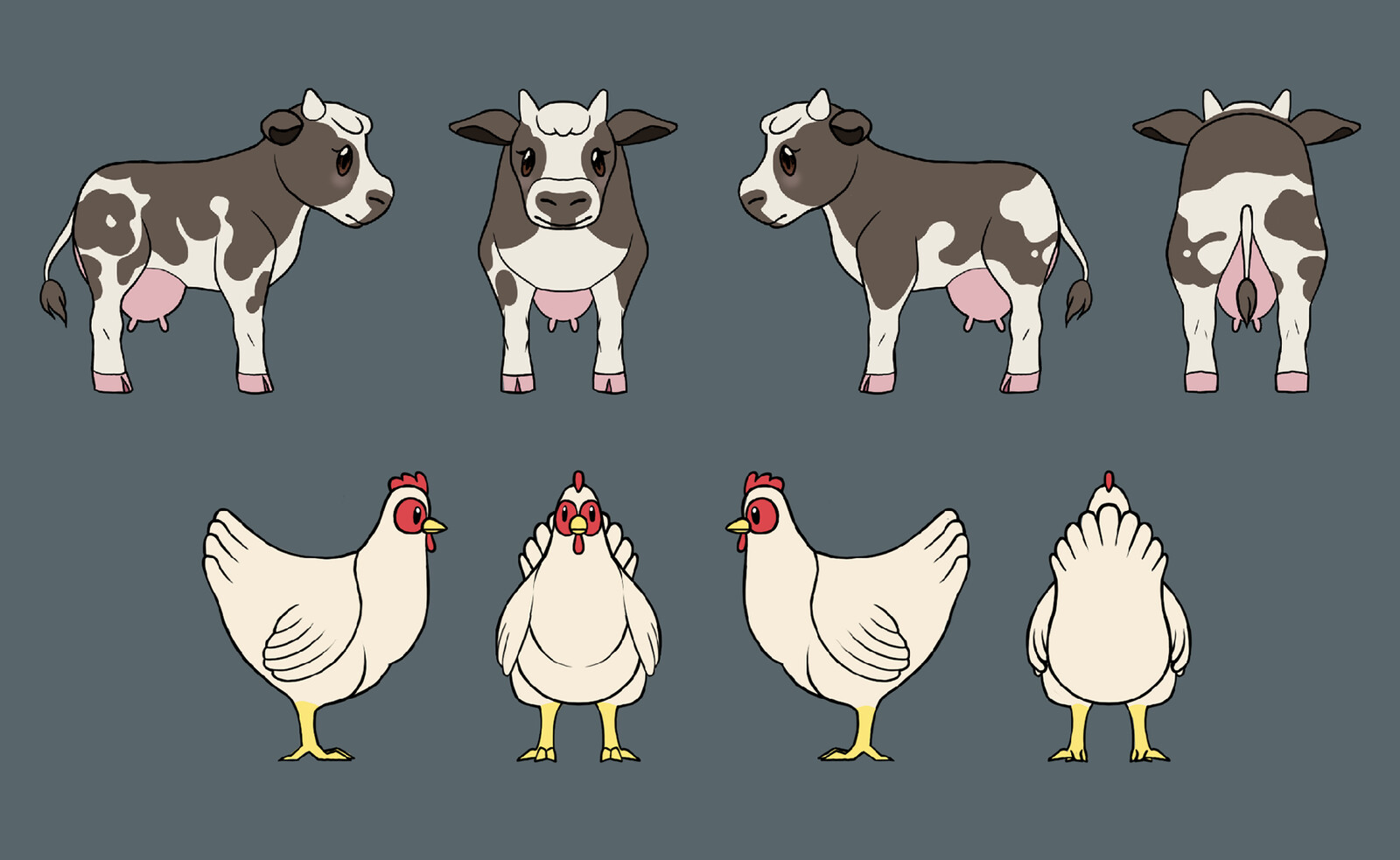 Farm animal turnarounds to be modeled in 3D
