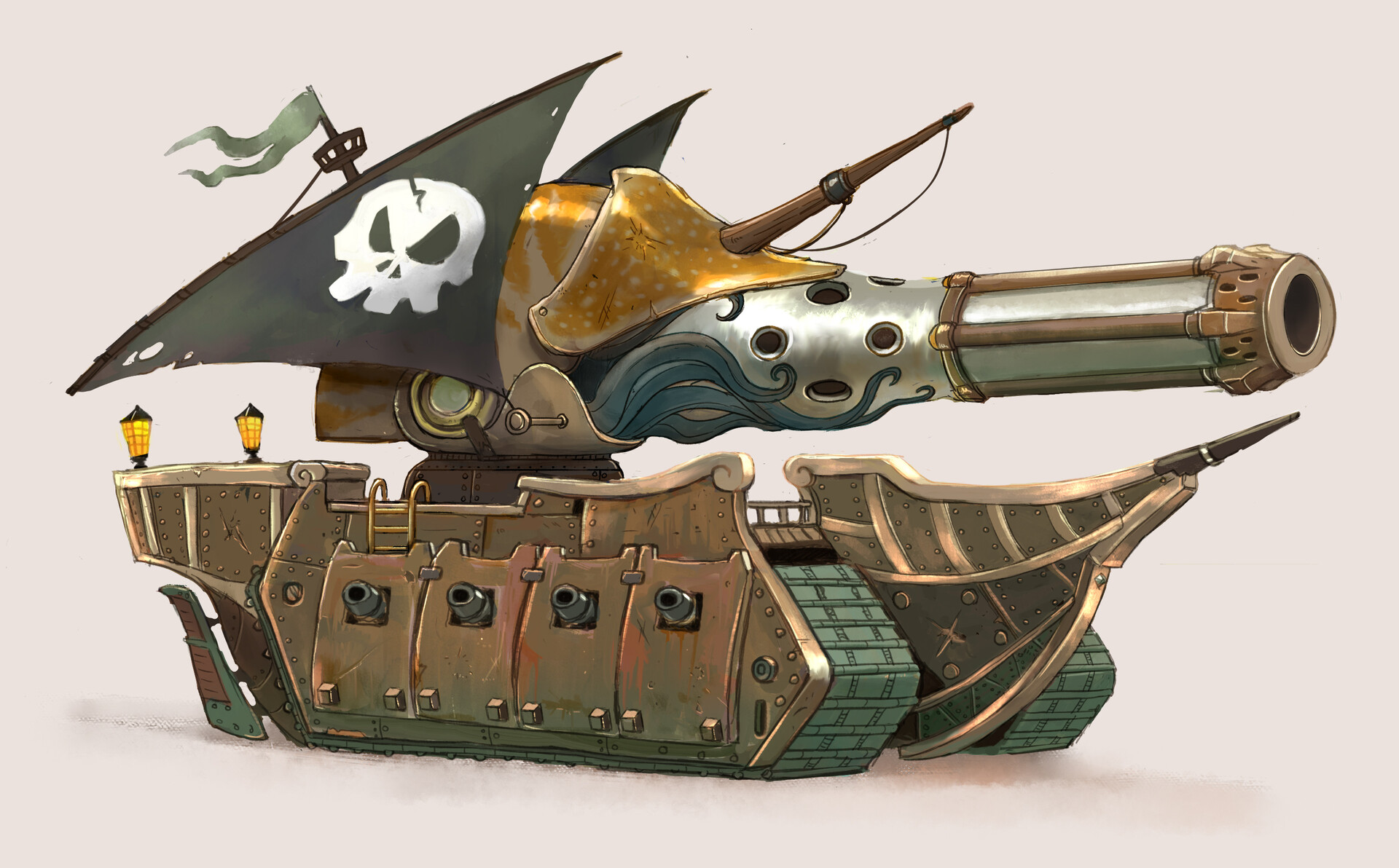 Pirate tank outlet