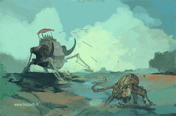 1 - Raw painting