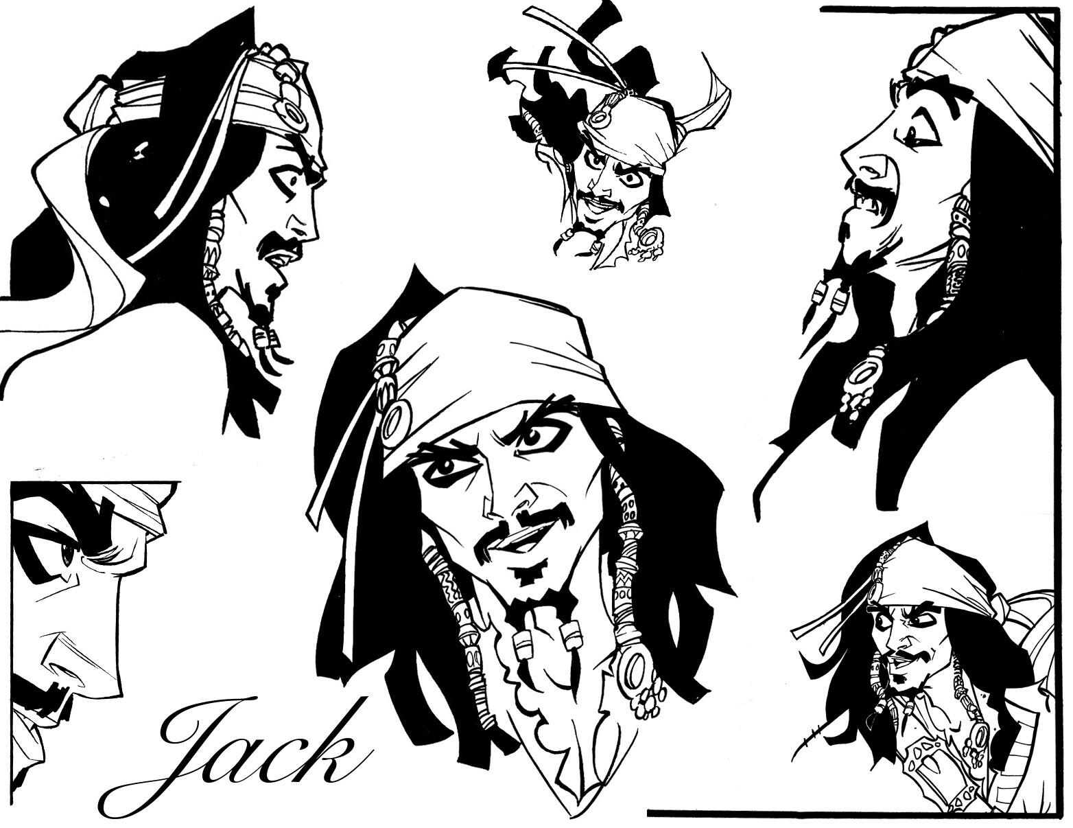 Jack Sparrow expressions.
