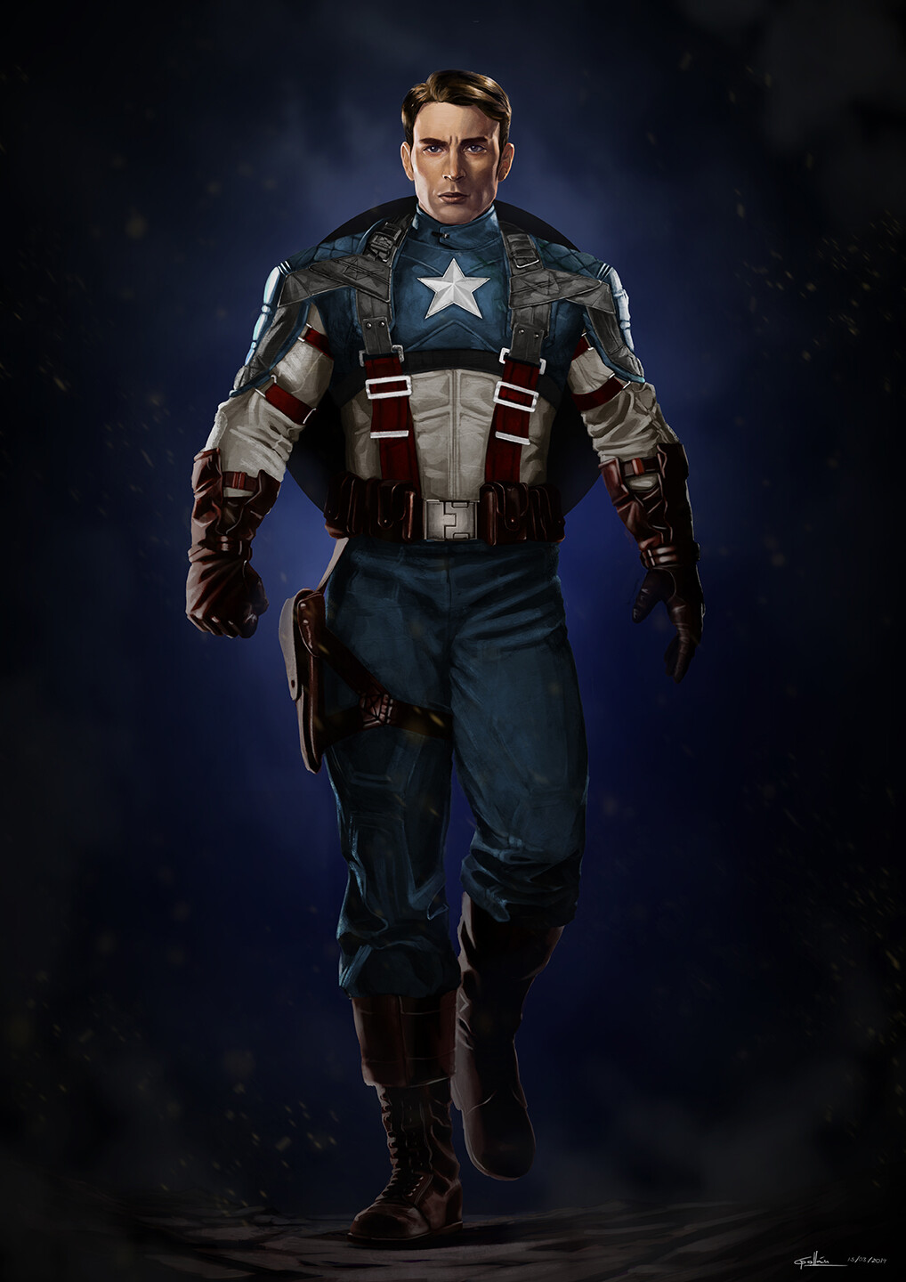 Artstation Captain America First Avenger