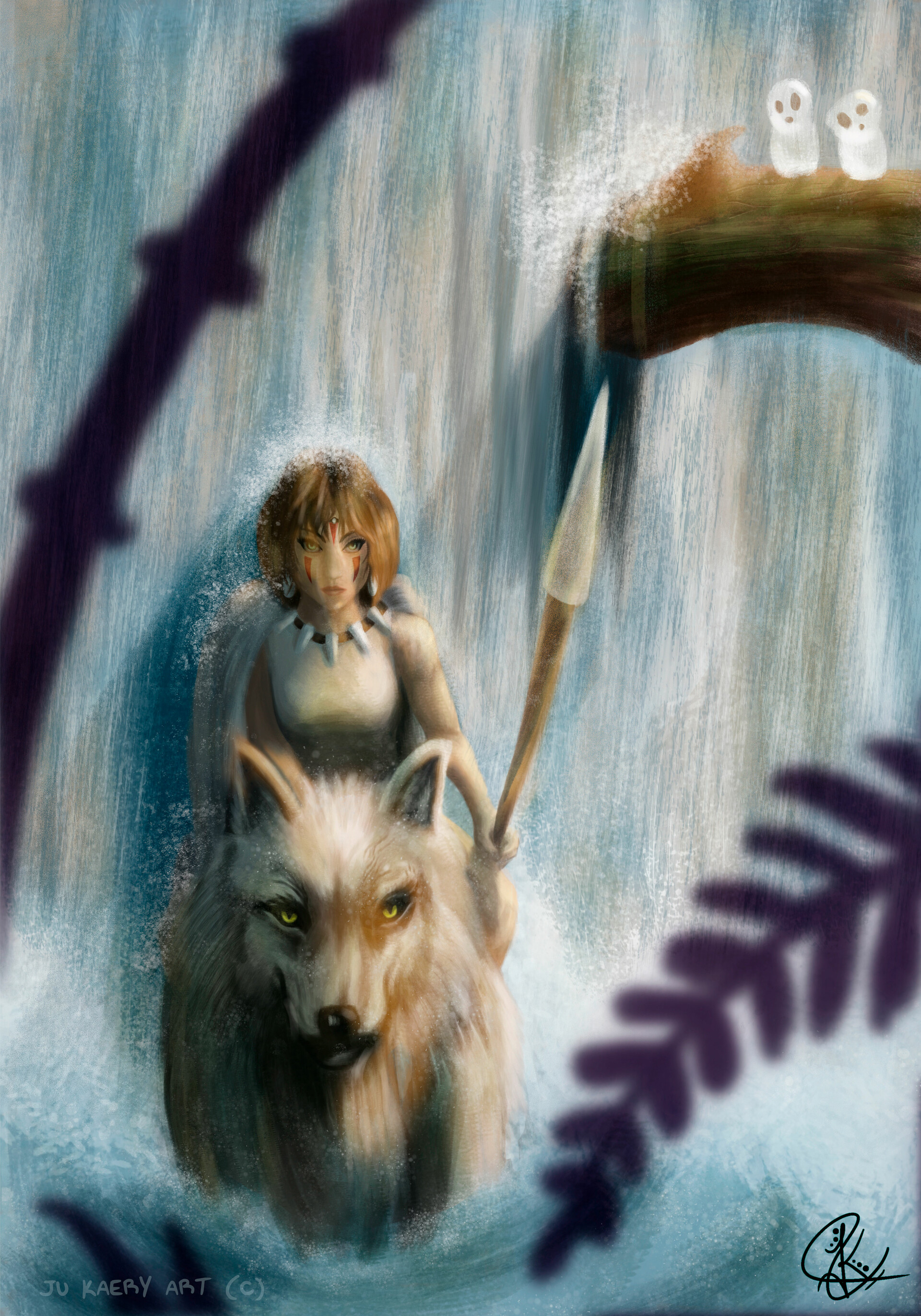 Get Wallpaper Ju Kaery Mononoke Hime Fan Art HD