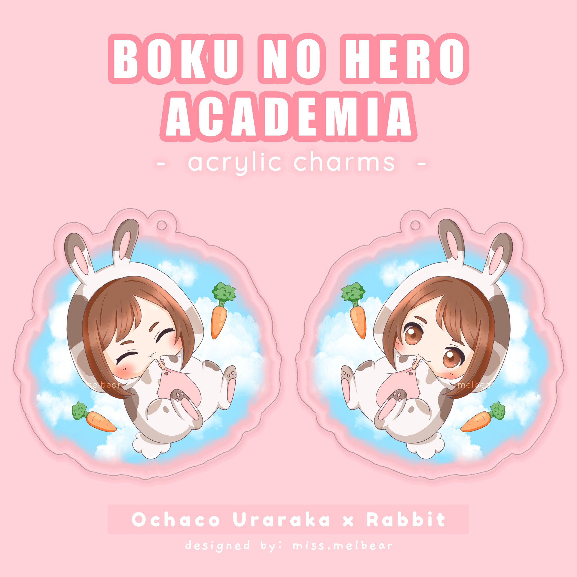 Melissa Chan Boku No Hero Academia Ochaco X Rabbit