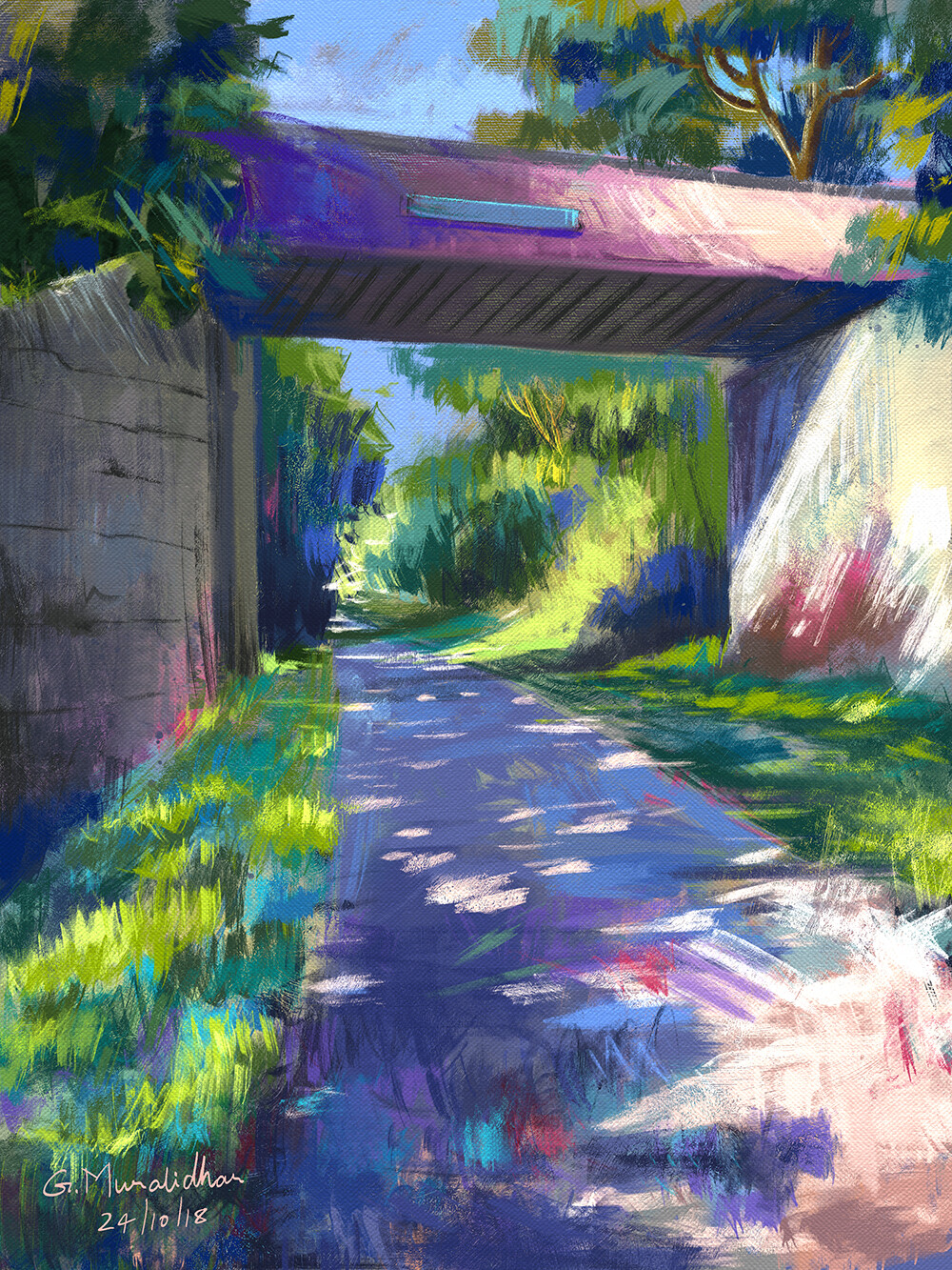 Murali Dhar Landscape Digital Painting