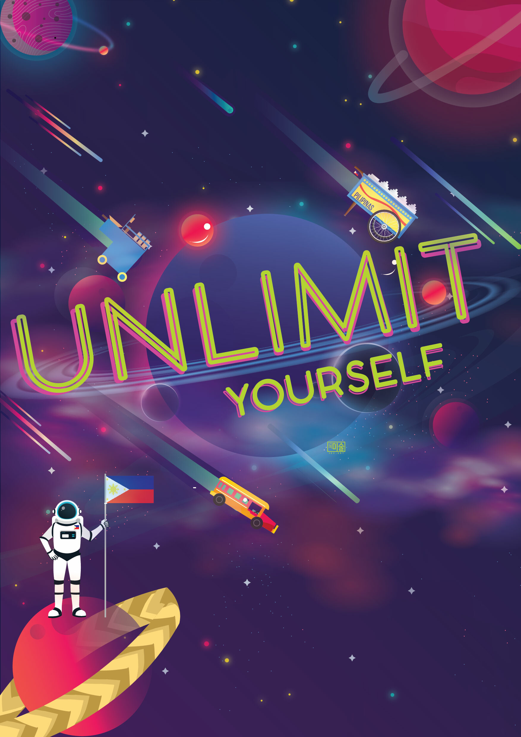 Artstation Unlimit Yourself Poster Jasmin Felipe