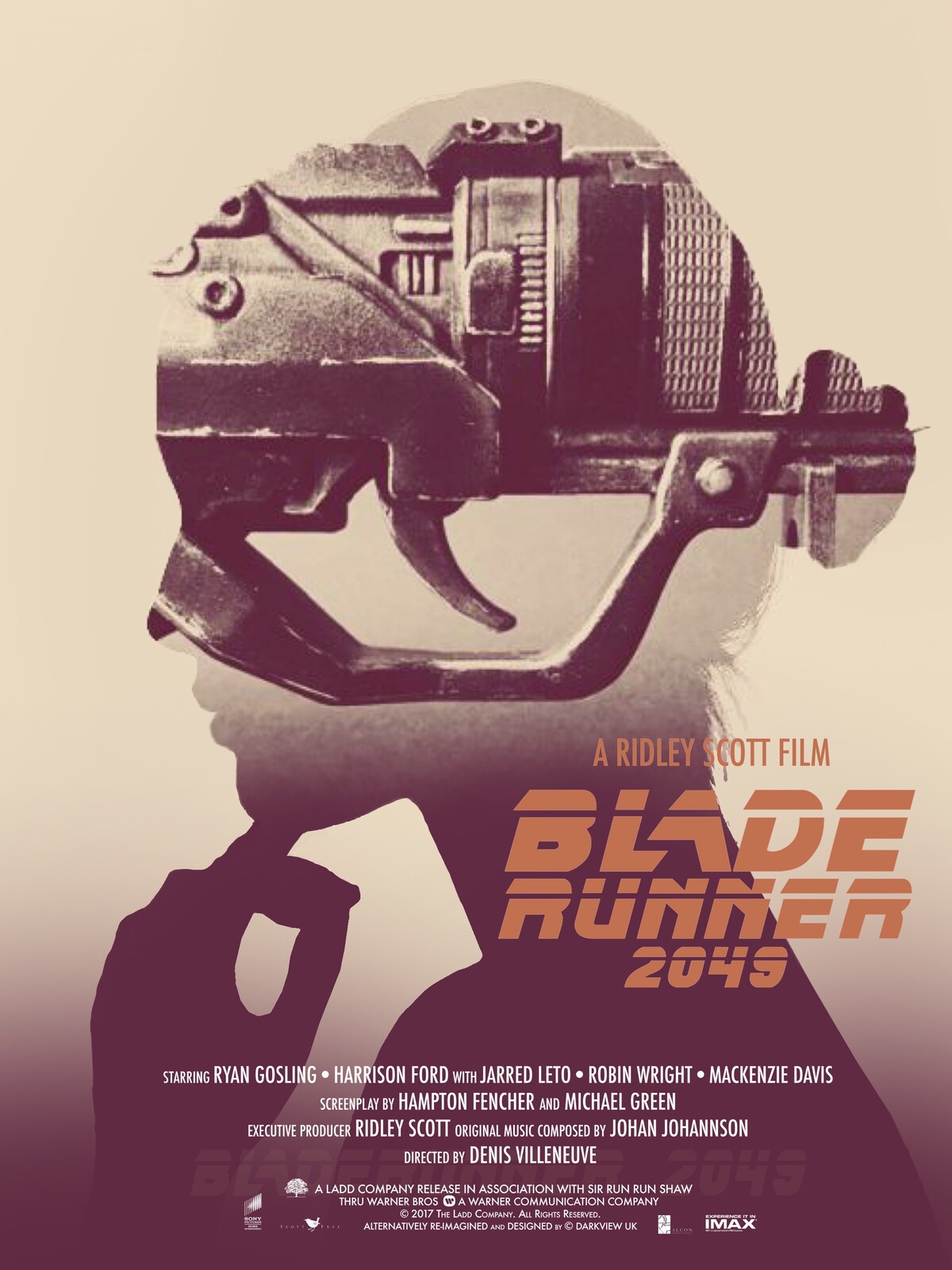 RETRO BLADERUNNER 2049 poster