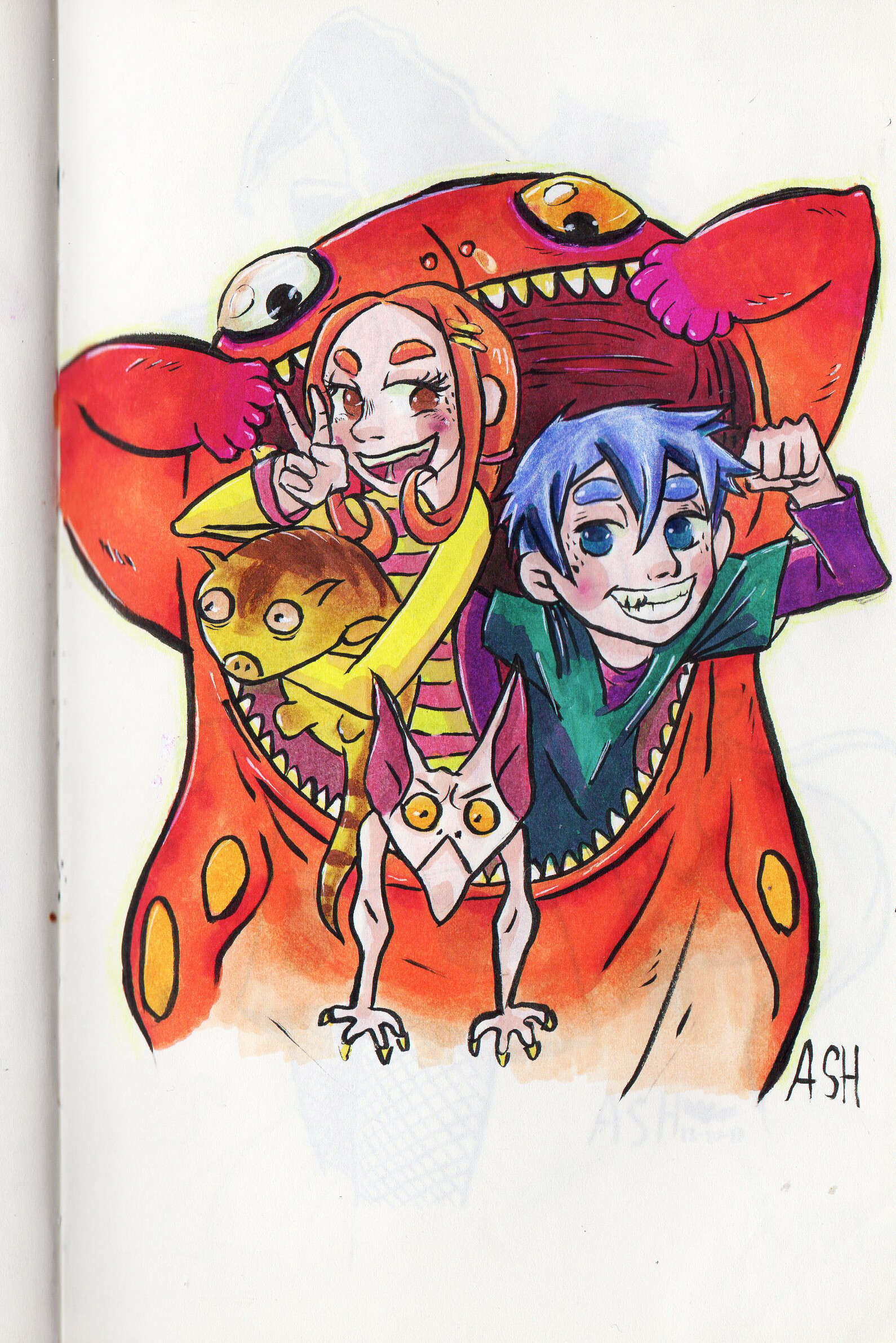 ArtStation Monster Allergy's fan art