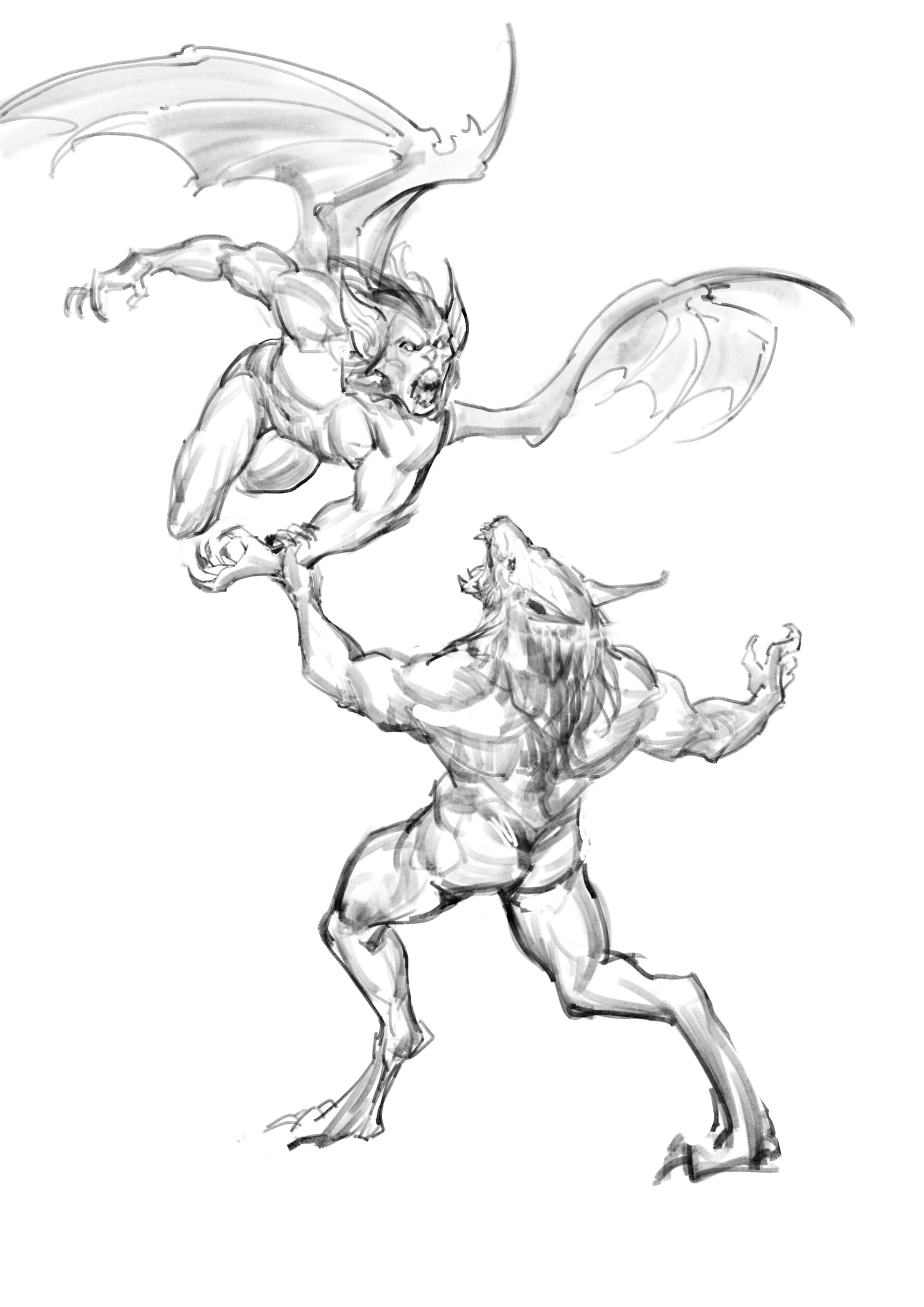 Artstation - Vampires And Werewolves