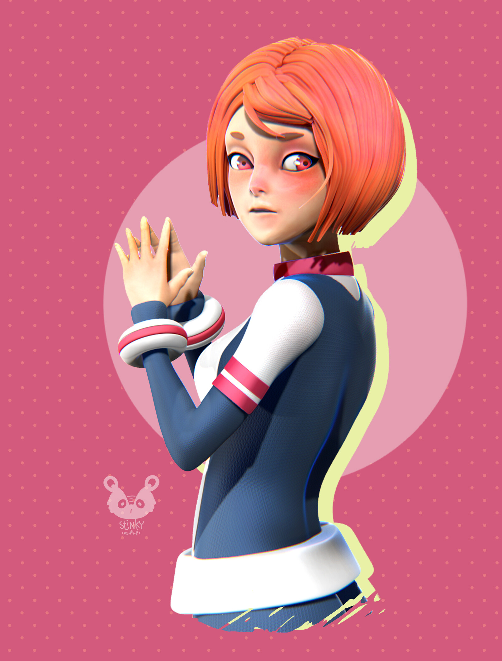 Artstation Ochako Uraraka Fan Art Khwanchai Siringoen
