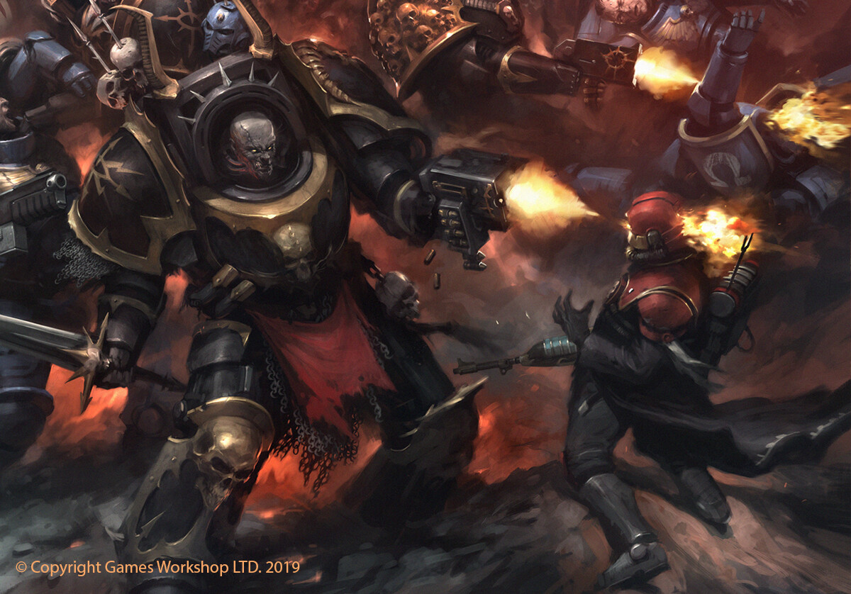 Warhammer 40k Vigilus Ablaze NEW