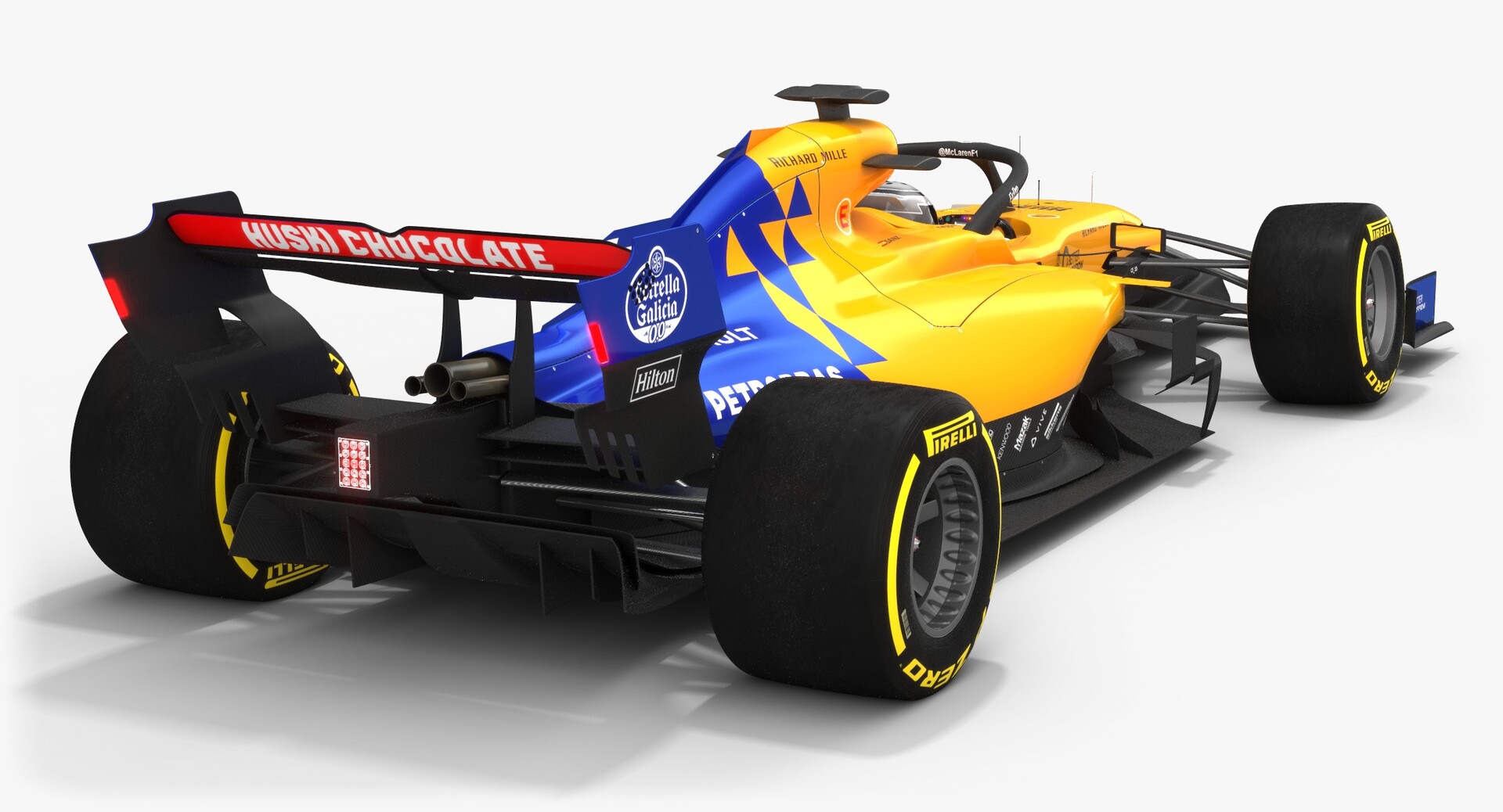 Artstation Mclaren F1 Mcl34 Formula 1 Season 2019 3d Model Oleksii Sergiyovych