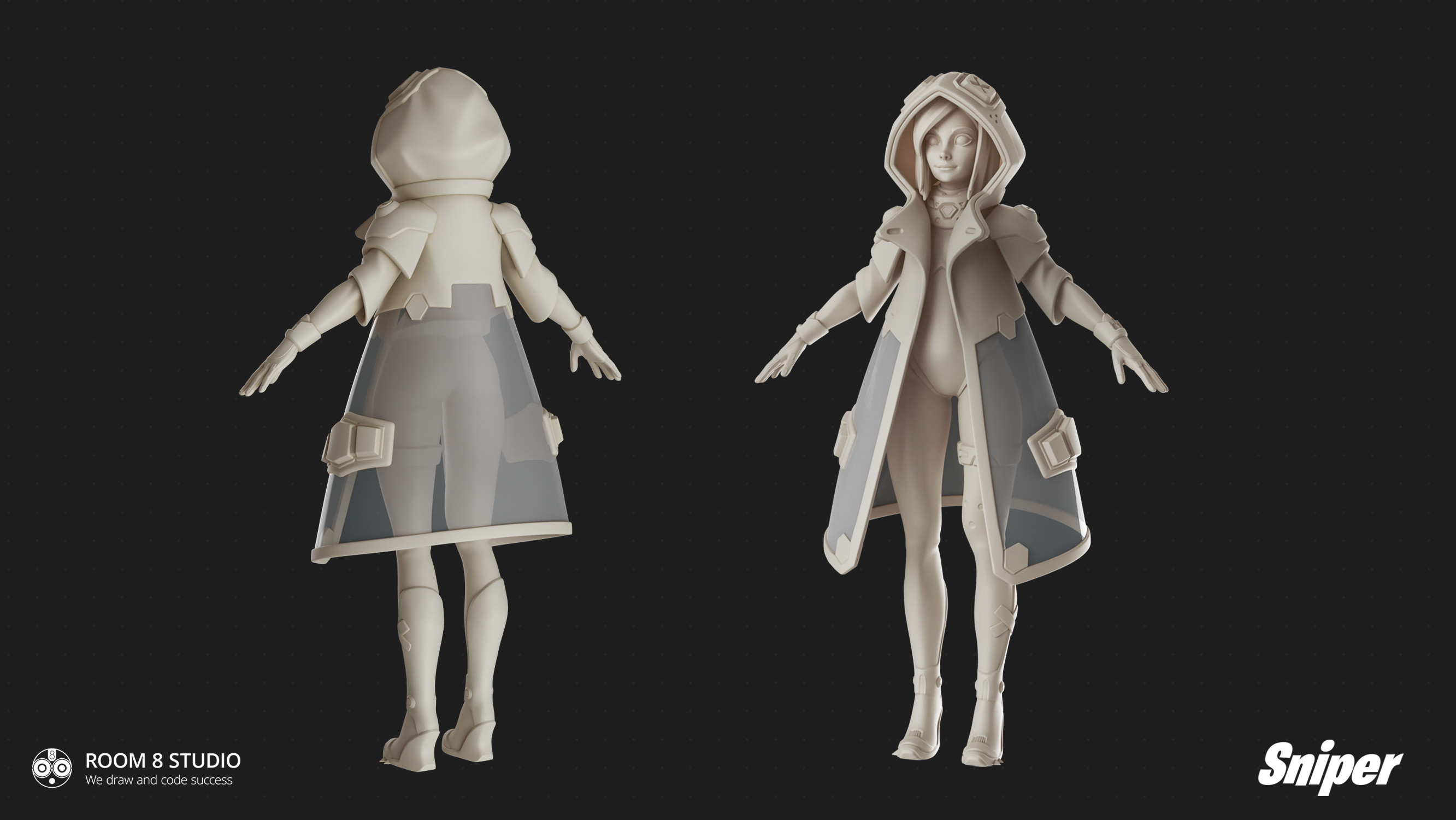 High poly sculpt