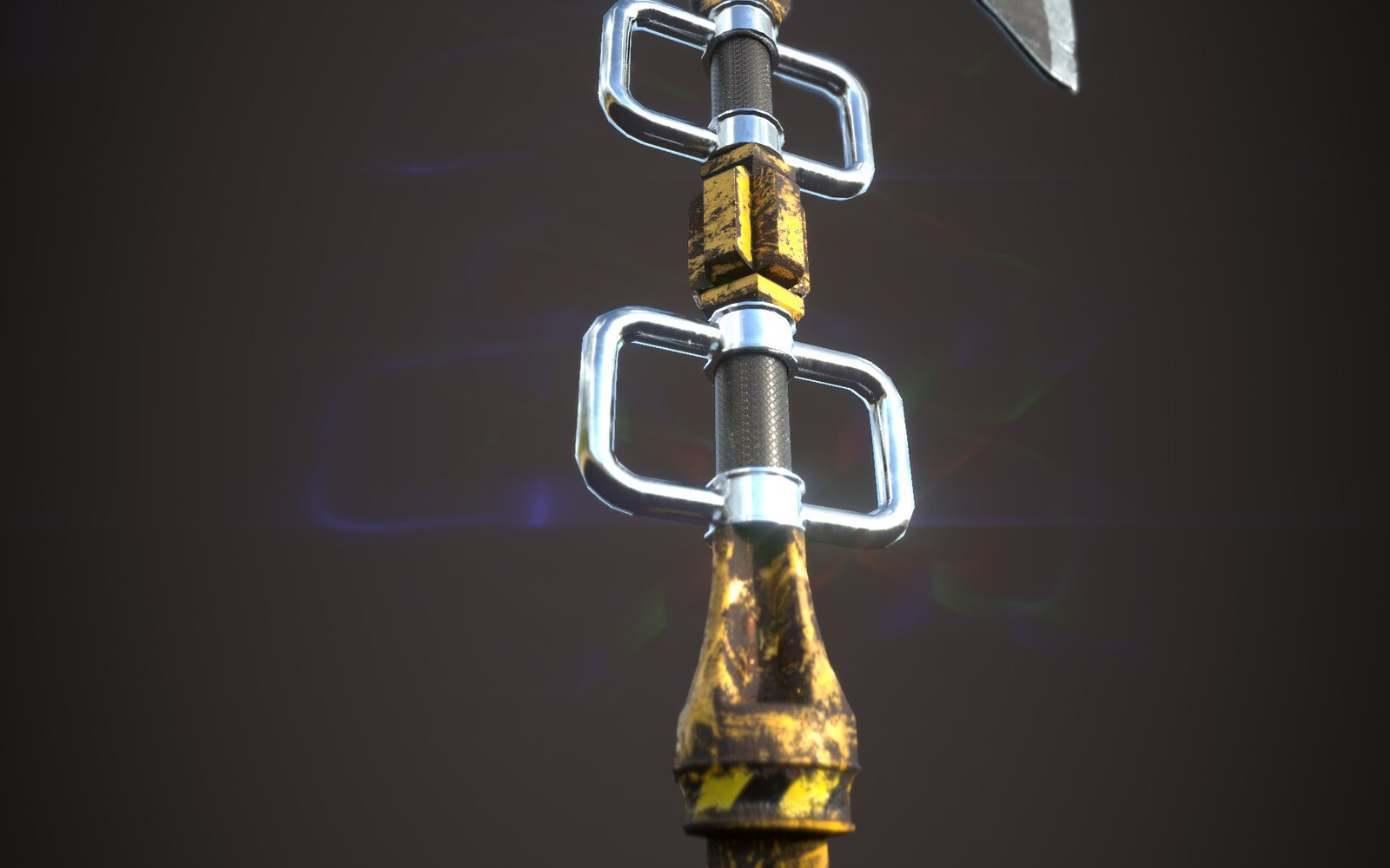 Scrap Halberd (Substance Render)